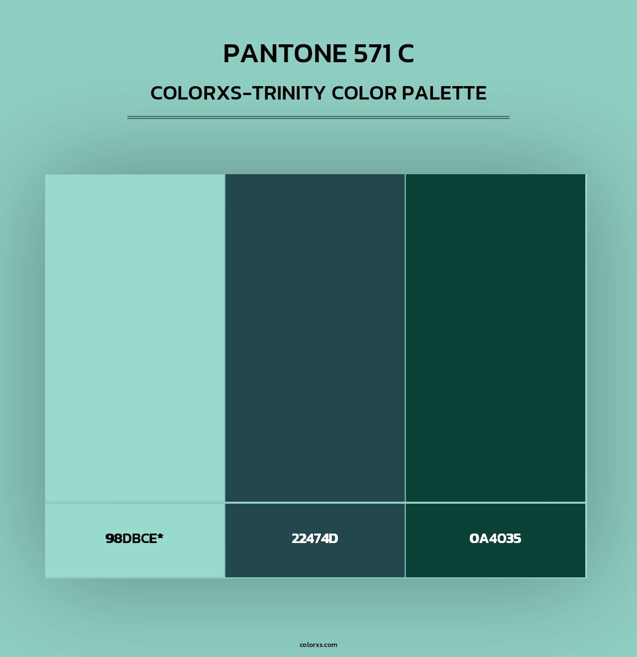 PANTONE 571 C - Colorxs Trinity Palette