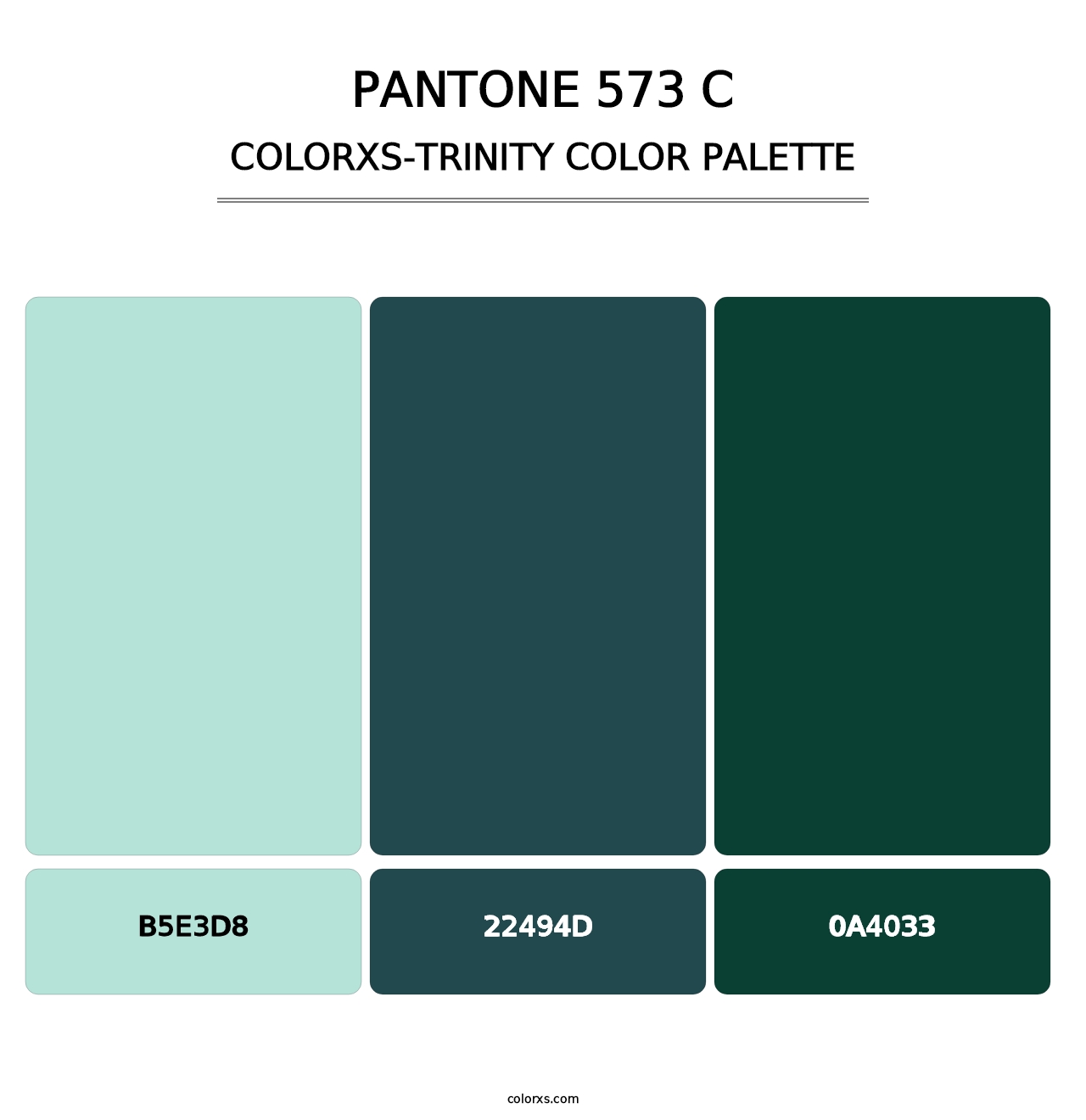 PANTONE 573 C - Colorxs Trinity Palette