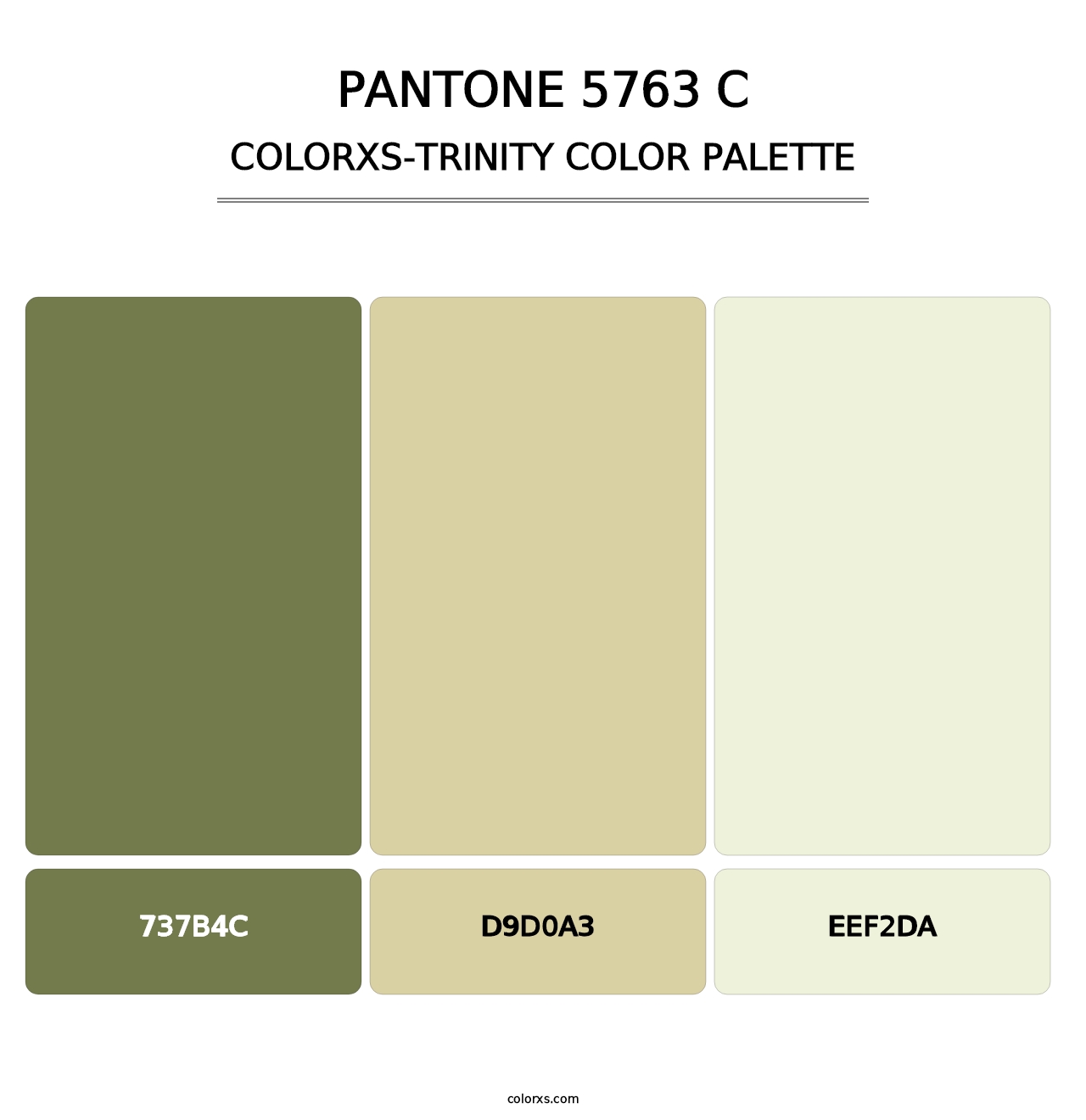 PANTONE 5763 C - Colorxs Trinity Palette