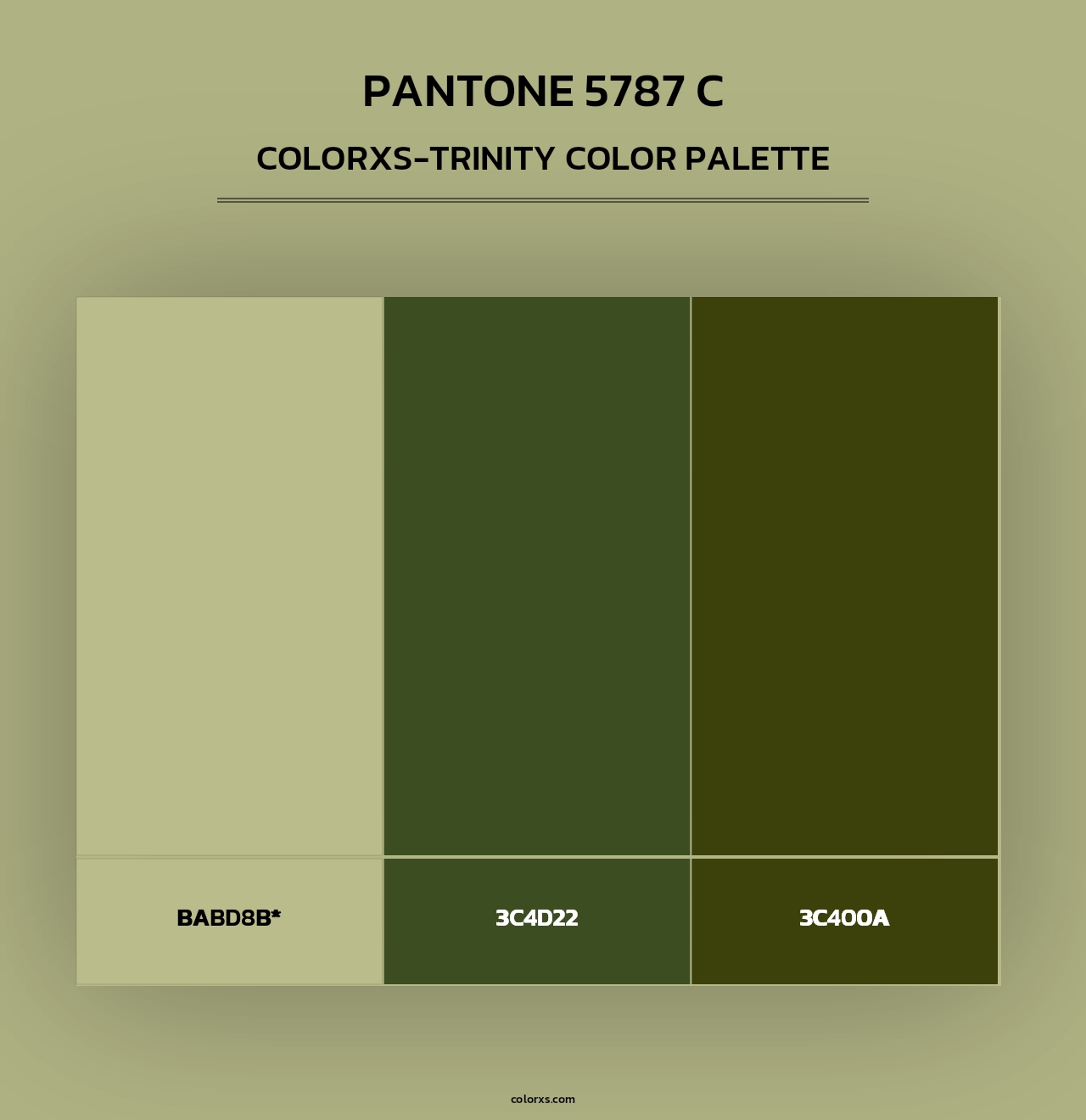 PANTONE 5787 C - Colorxs Trinity Palette