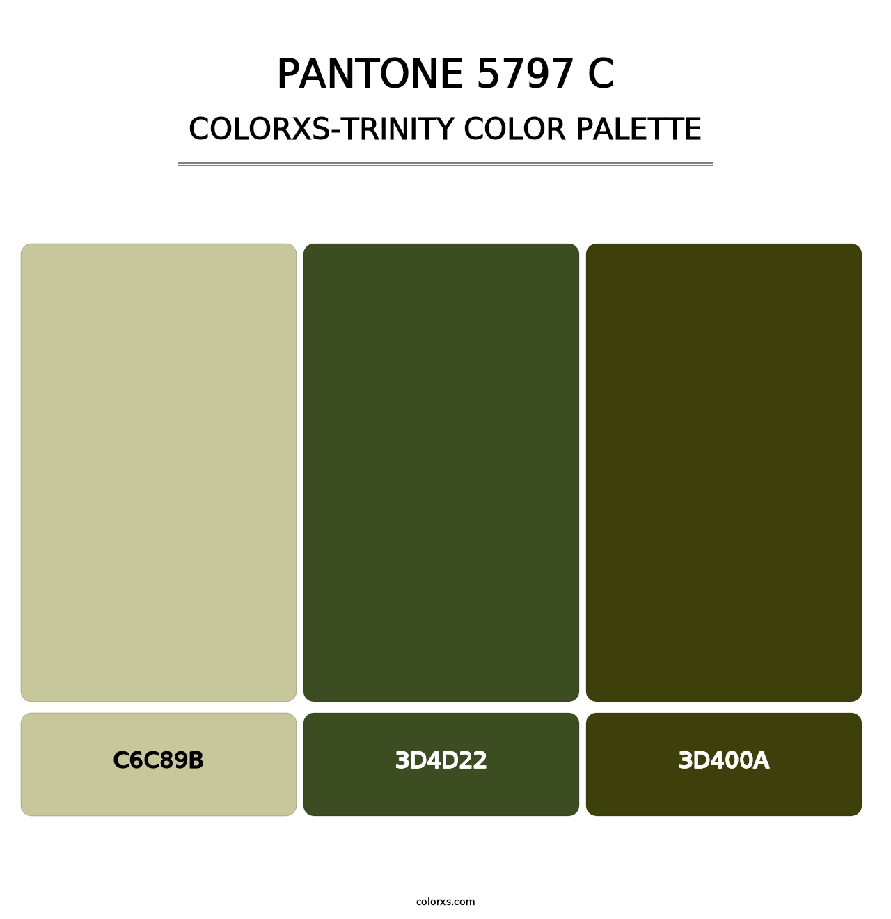 PANTONE 5797 C - Colorxs Trinity Palette