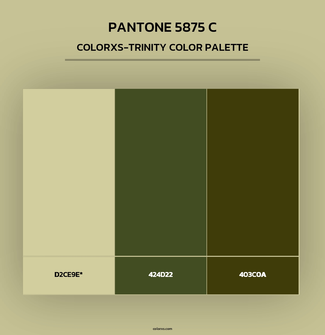 PANTONE 5875 C - Colorxs Trinity Palette