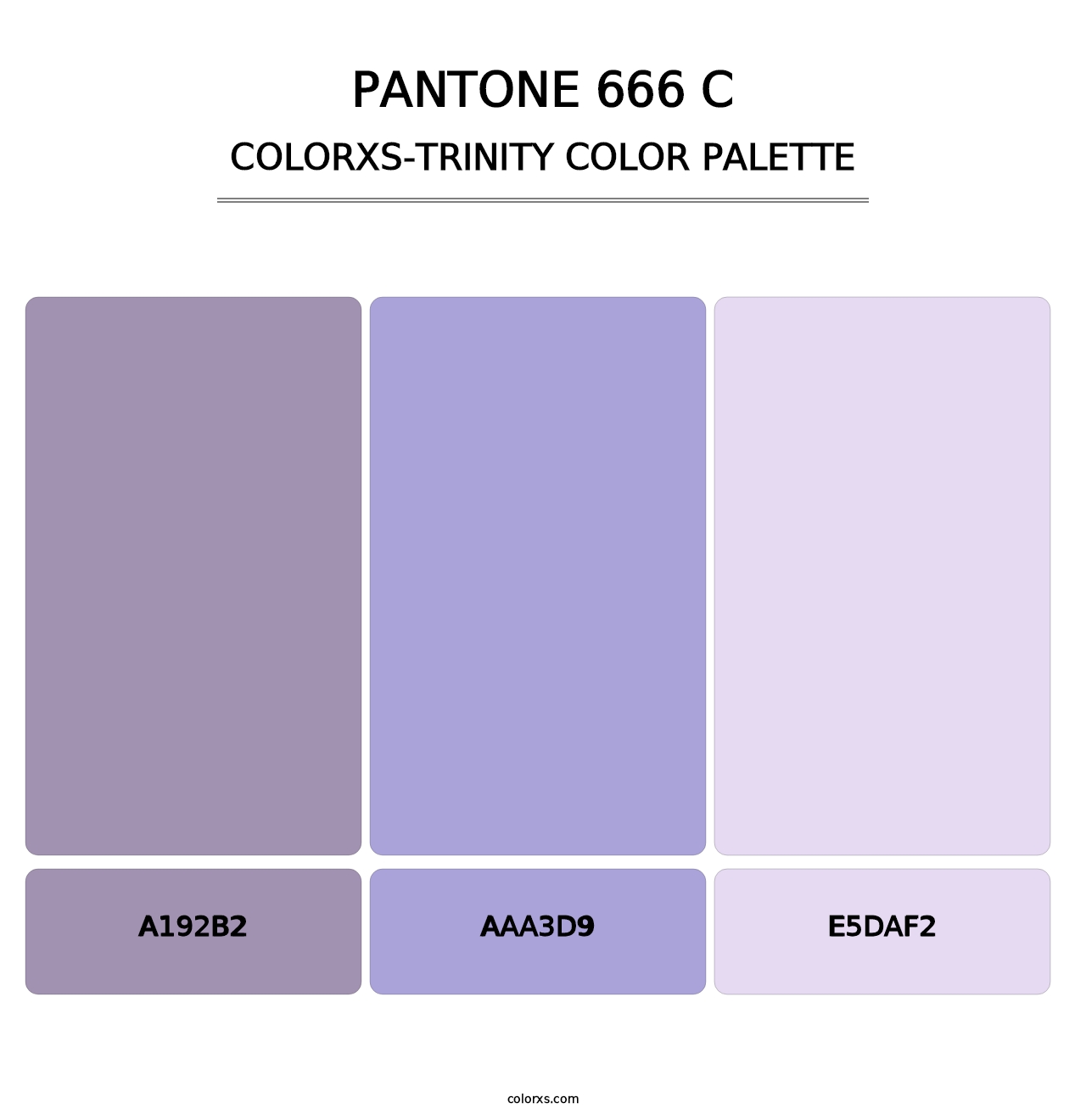 PANTONE 666 C - Colorxs Trinity Palette