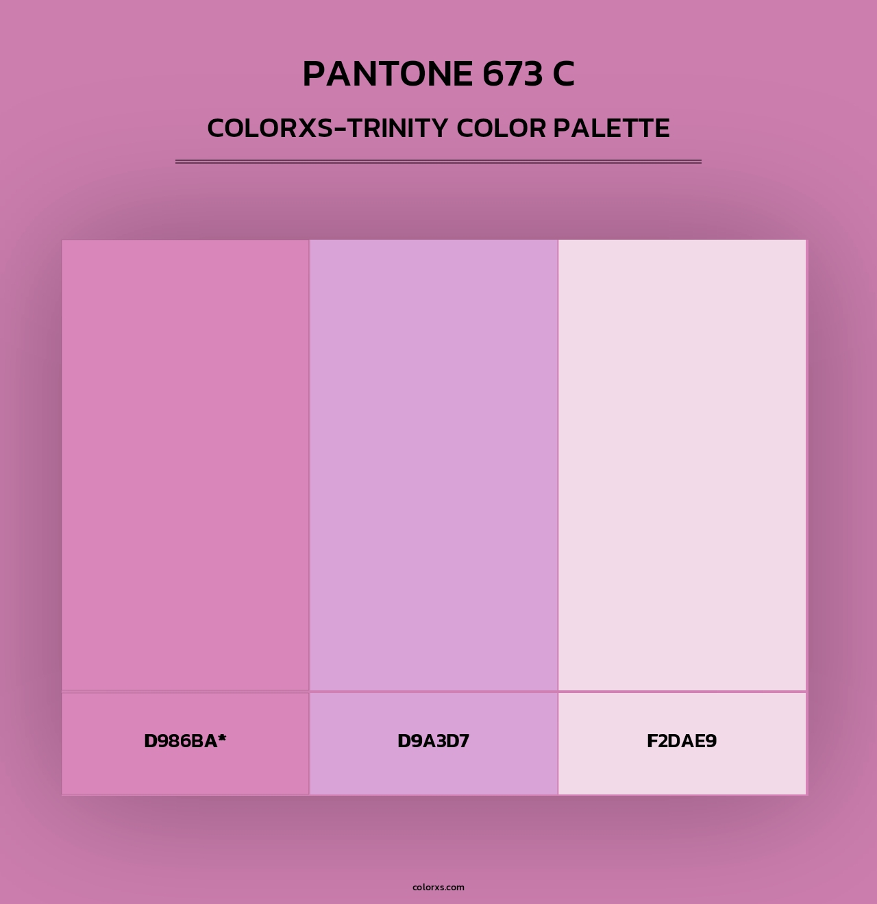 PANTONE 673 C - Colorxs Trinity Palette