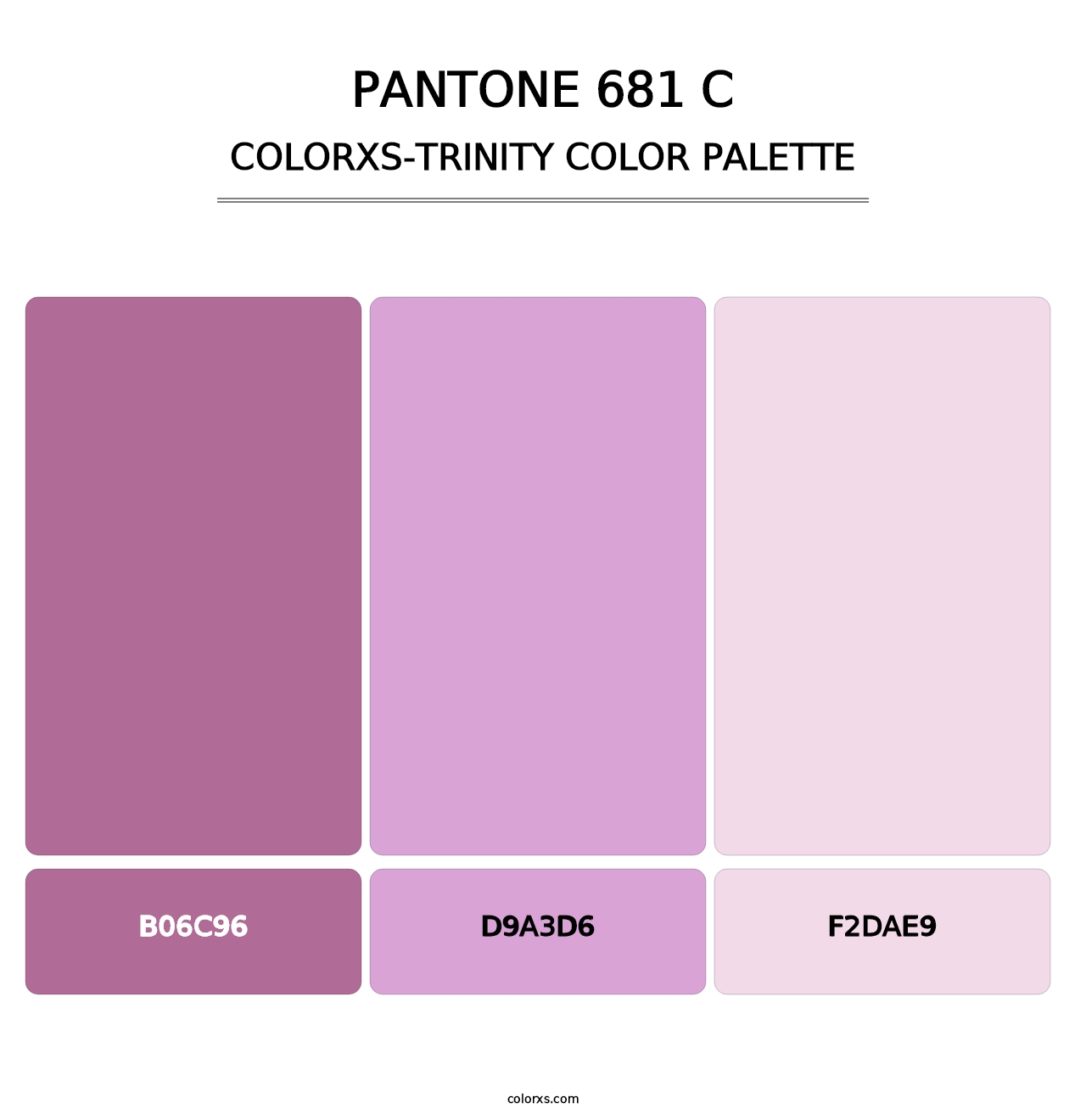 PANTONE 681 C - Colorxs Trinity Palette