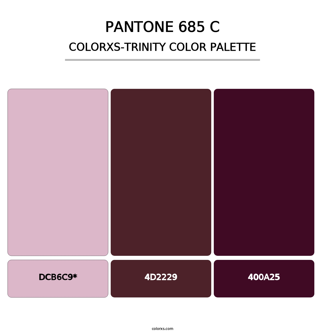 PANTONE 685 C - Colorxs Trinity Palette