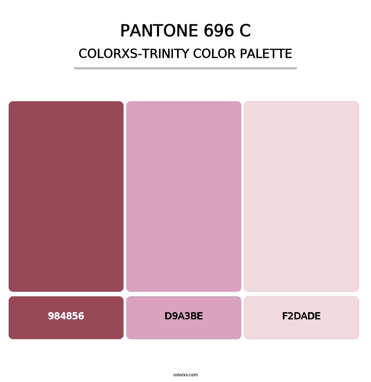 PANTONE 696 C - Colorxs Trinity Palette