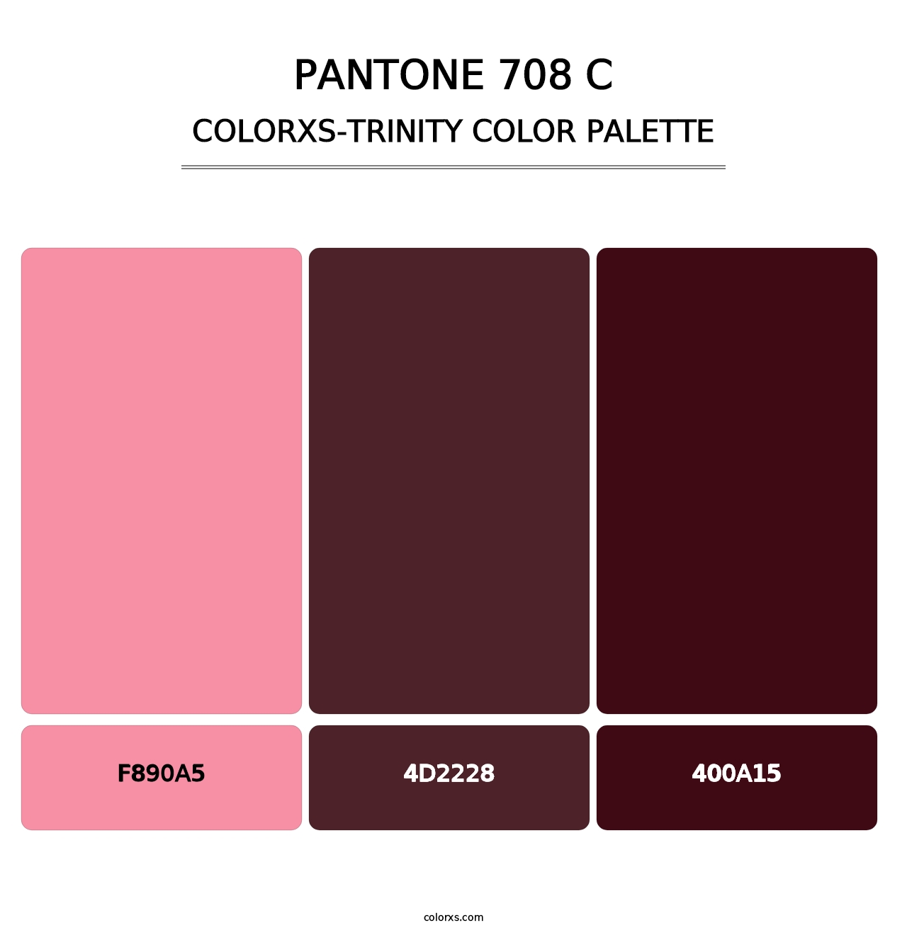 PANTONE 708 C - Colorxs Trinity Palette