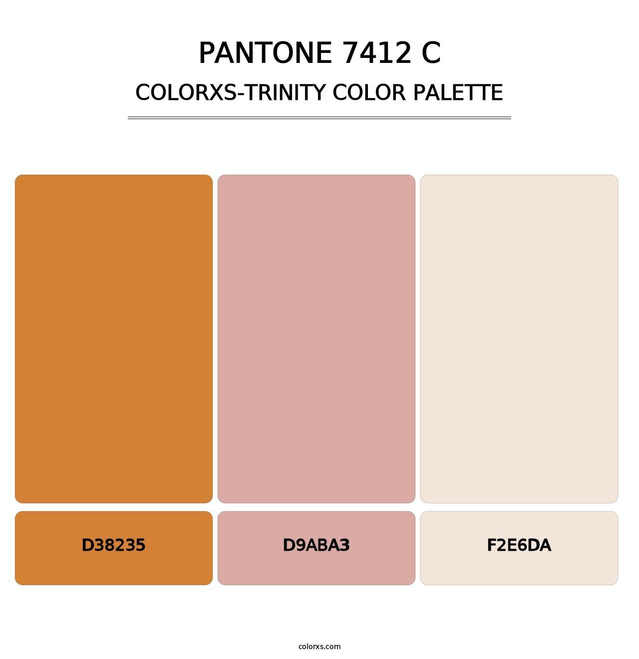 PANTONE 7412 C - Colorxs Trinity Palette