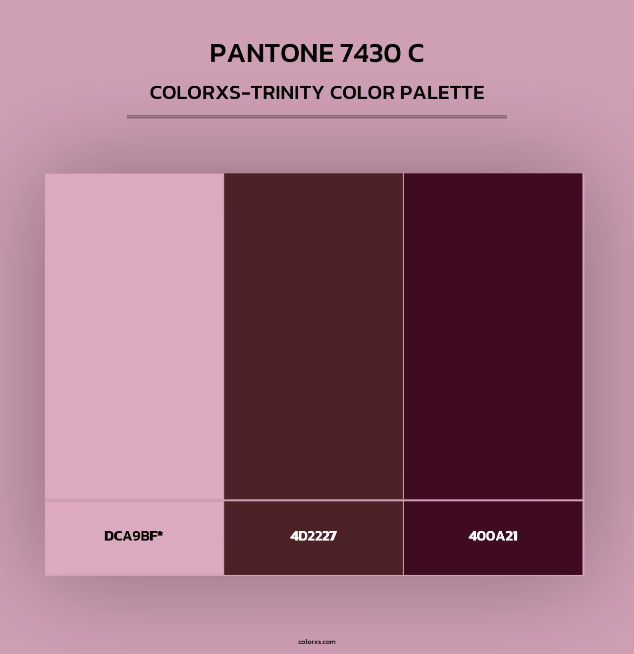 PANTONE 7430 C - Colorxs Trinity Palette
