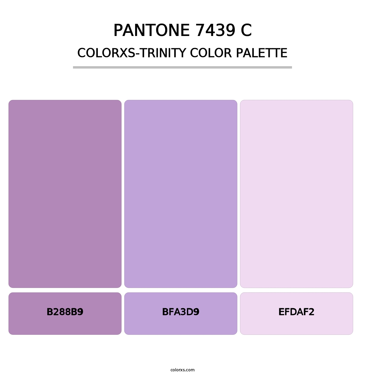 PANTONE 7439 C - Colorxs Trinity Palette