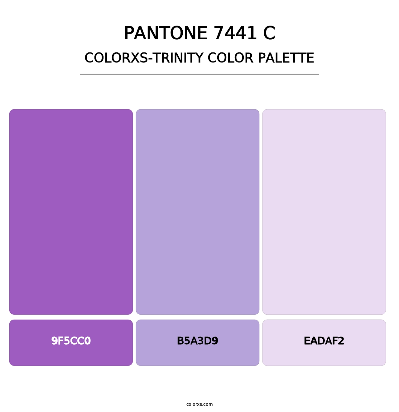 PANTONE 7441 C - Colorxs Trinity Palette