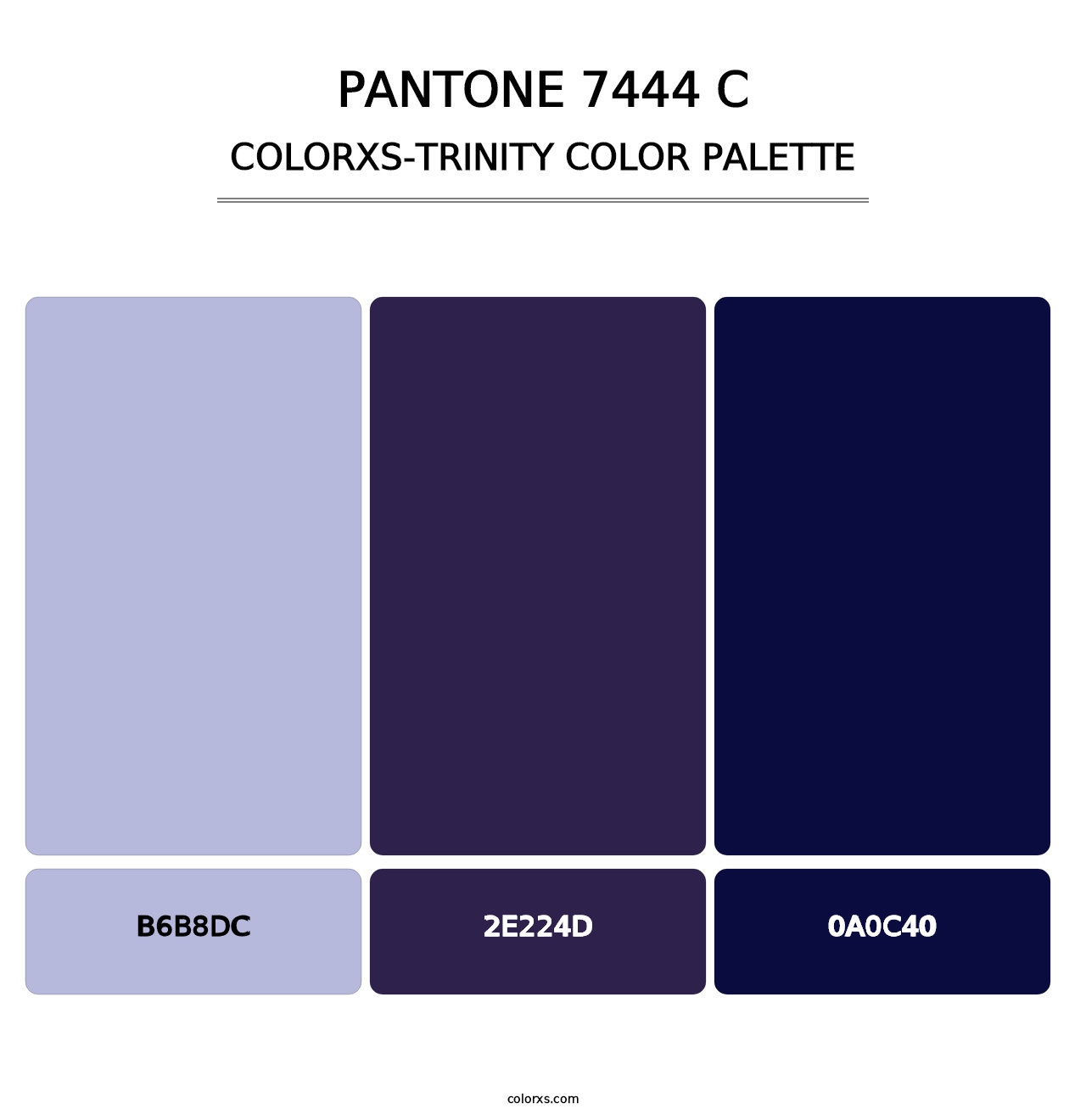 PANTONE 7444 C - Colorxs Trinity Palette