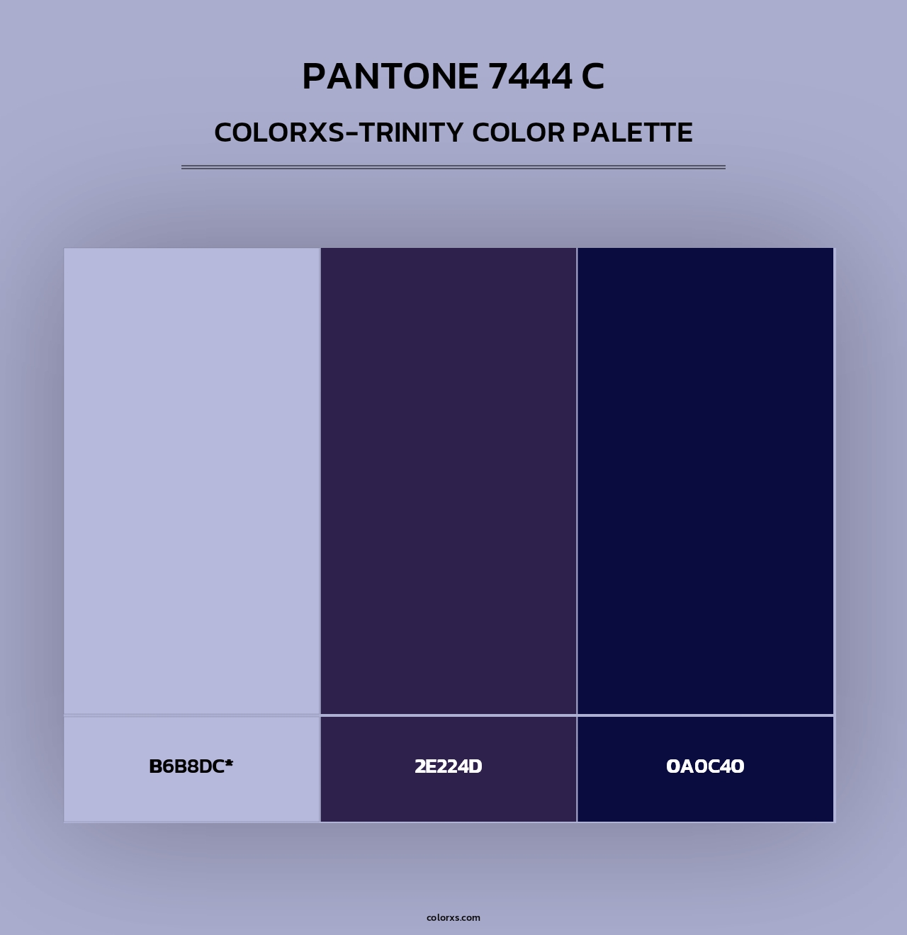 PANTONE 7444 C - Colorxs Trinity Palette