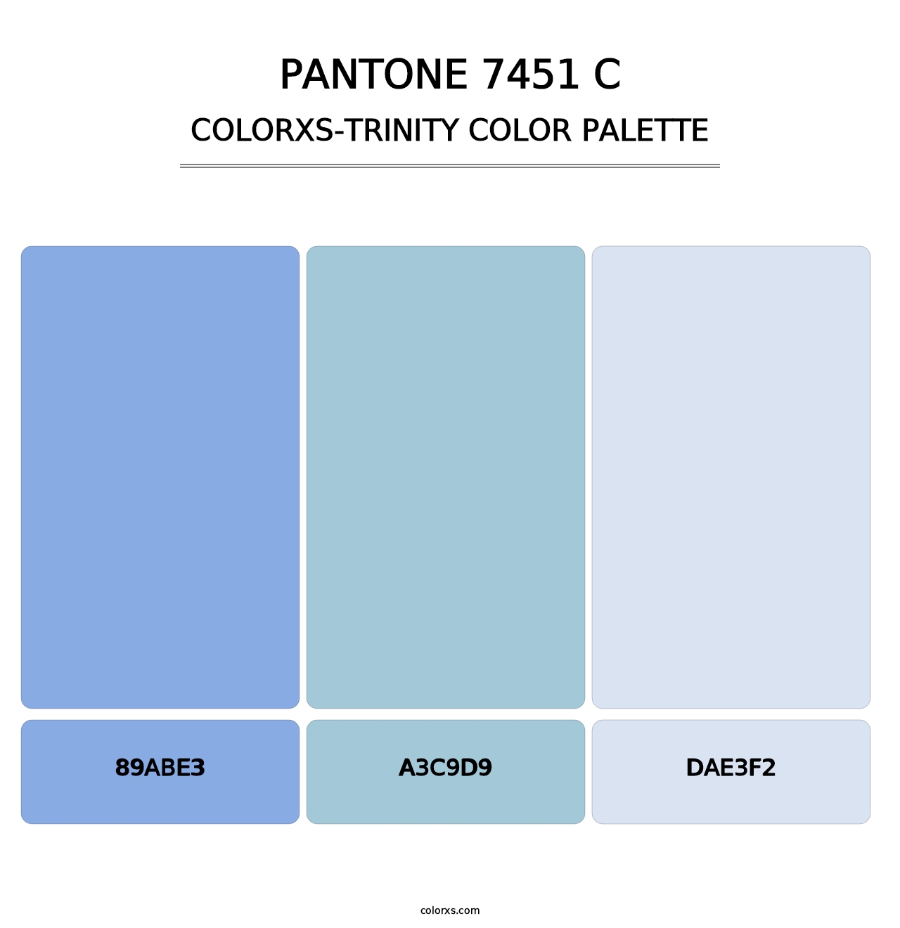 PANTONE 7451 C - Colorxs Trinity Palette