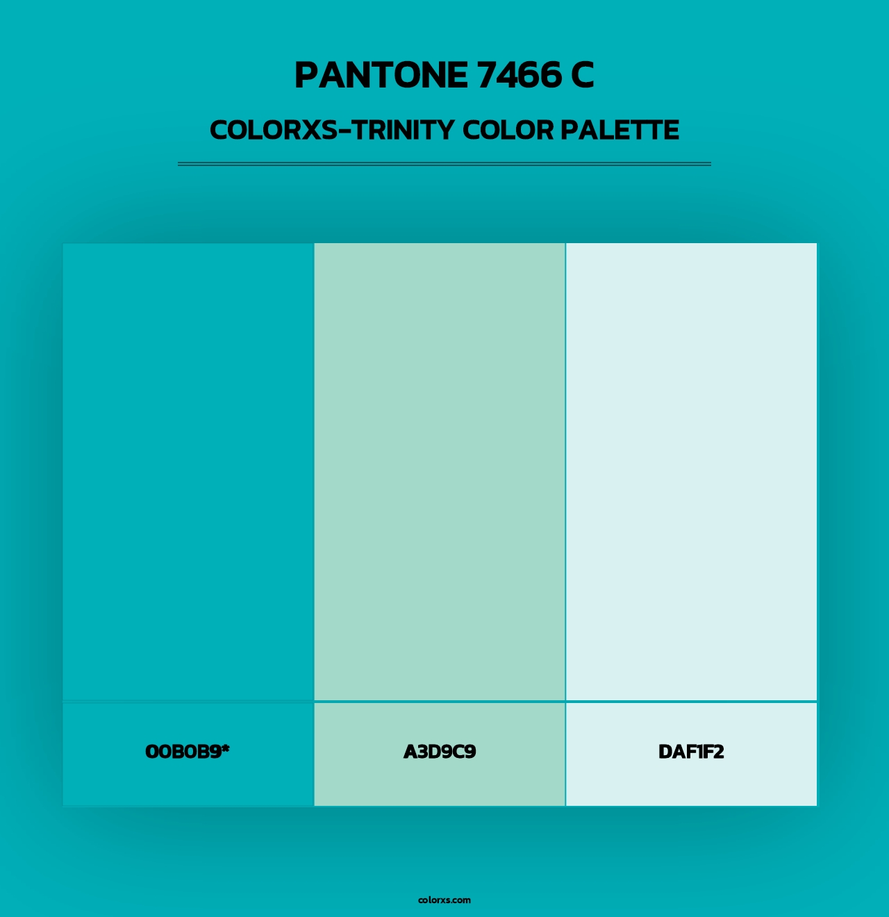 PANTONE 7466 C - Colorxs Trinity Palette