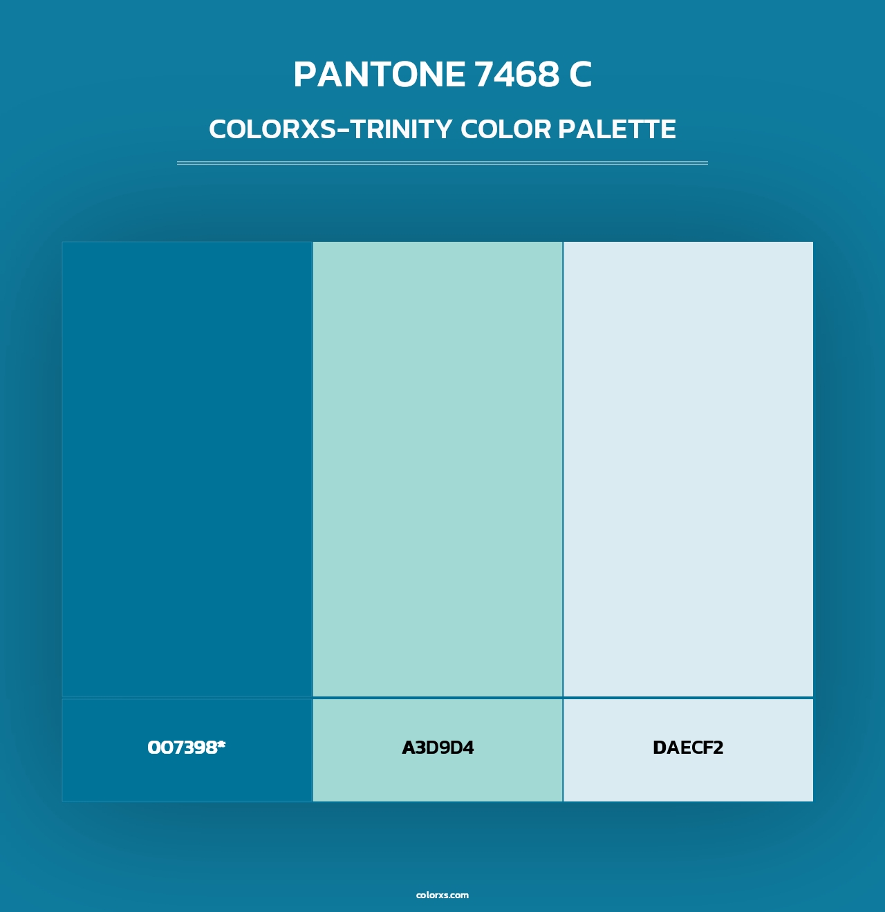 PANTONE 7468 C - Colorxs Trinity Palette