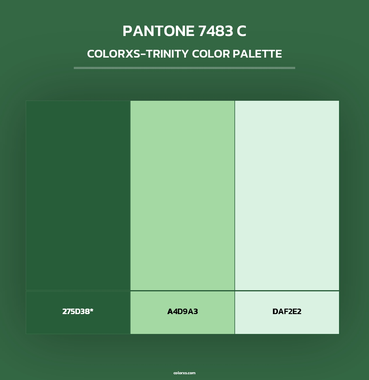 PANTONE 7483 C - Colorxs Trinity Palette