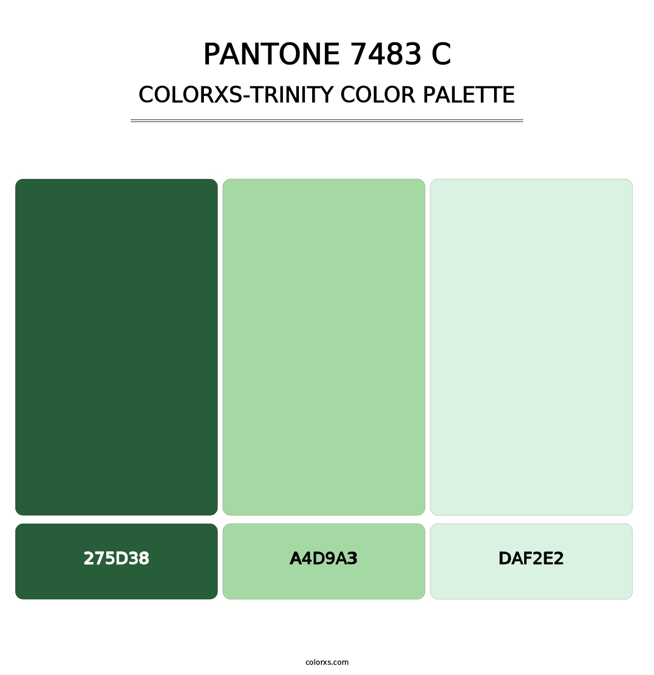 PANTONE 7483 C - Colorxs Trinity Palette