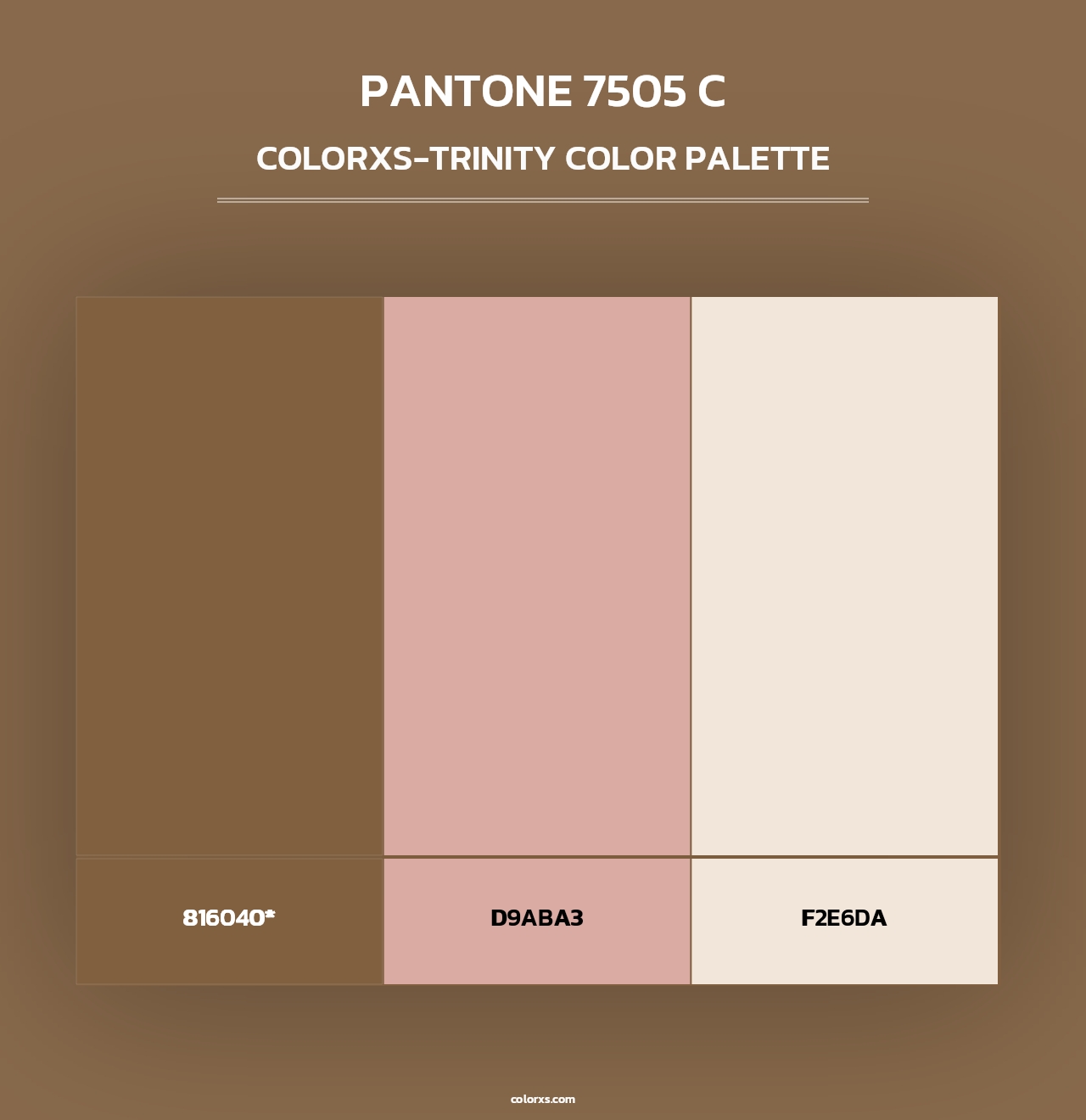 PANTONE 7505 C - Colorxs Trinity Palette