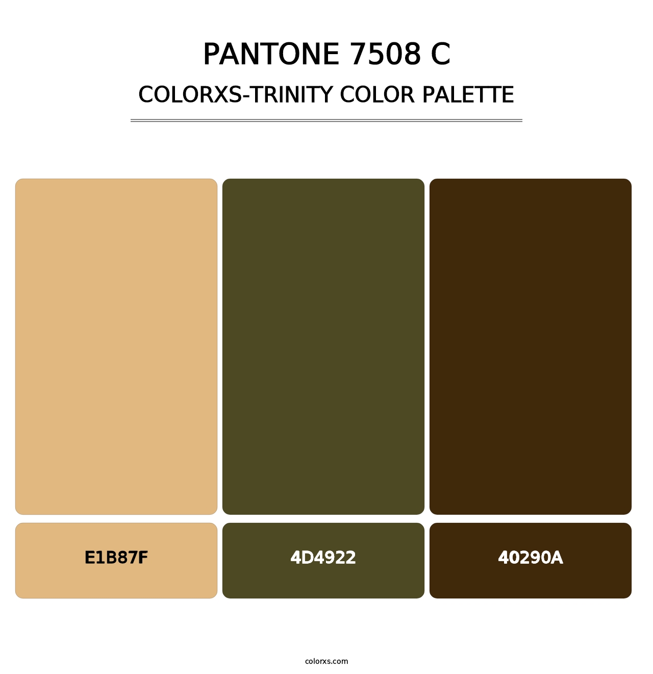 PANTONE 7508 C - Colorxs Trinity Palette