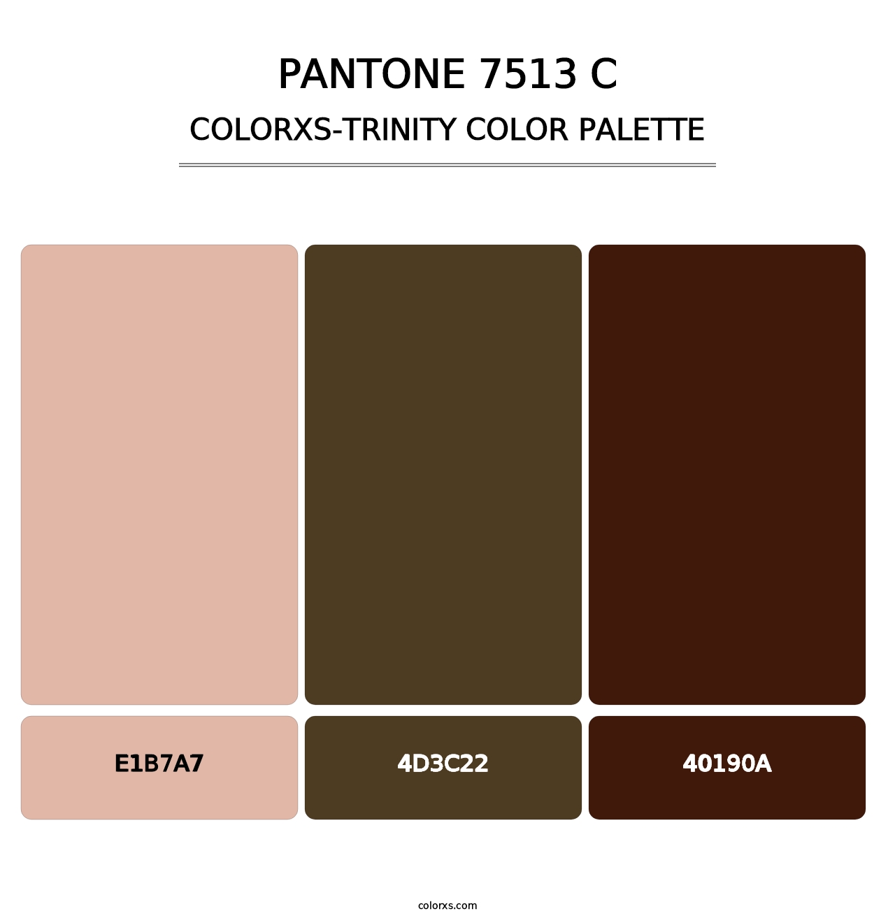 PANTONE 7513 C - Colorxs Trinity Palette