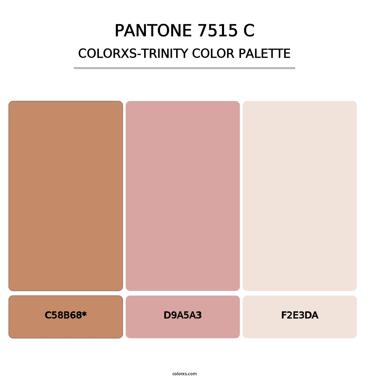 PANTONE 7515 C - Colorxs Trinity Palette