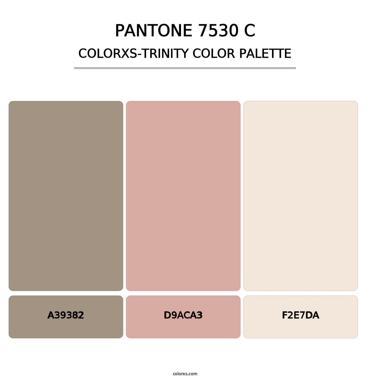 PANTONE 7530 C - Colorxs Trinity Palette