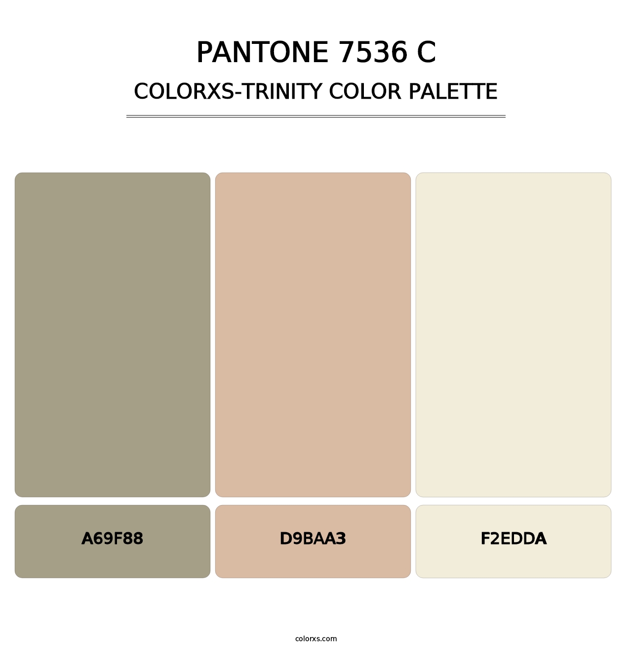 PANTONE 7536 C - Colorxs Trinity Palette