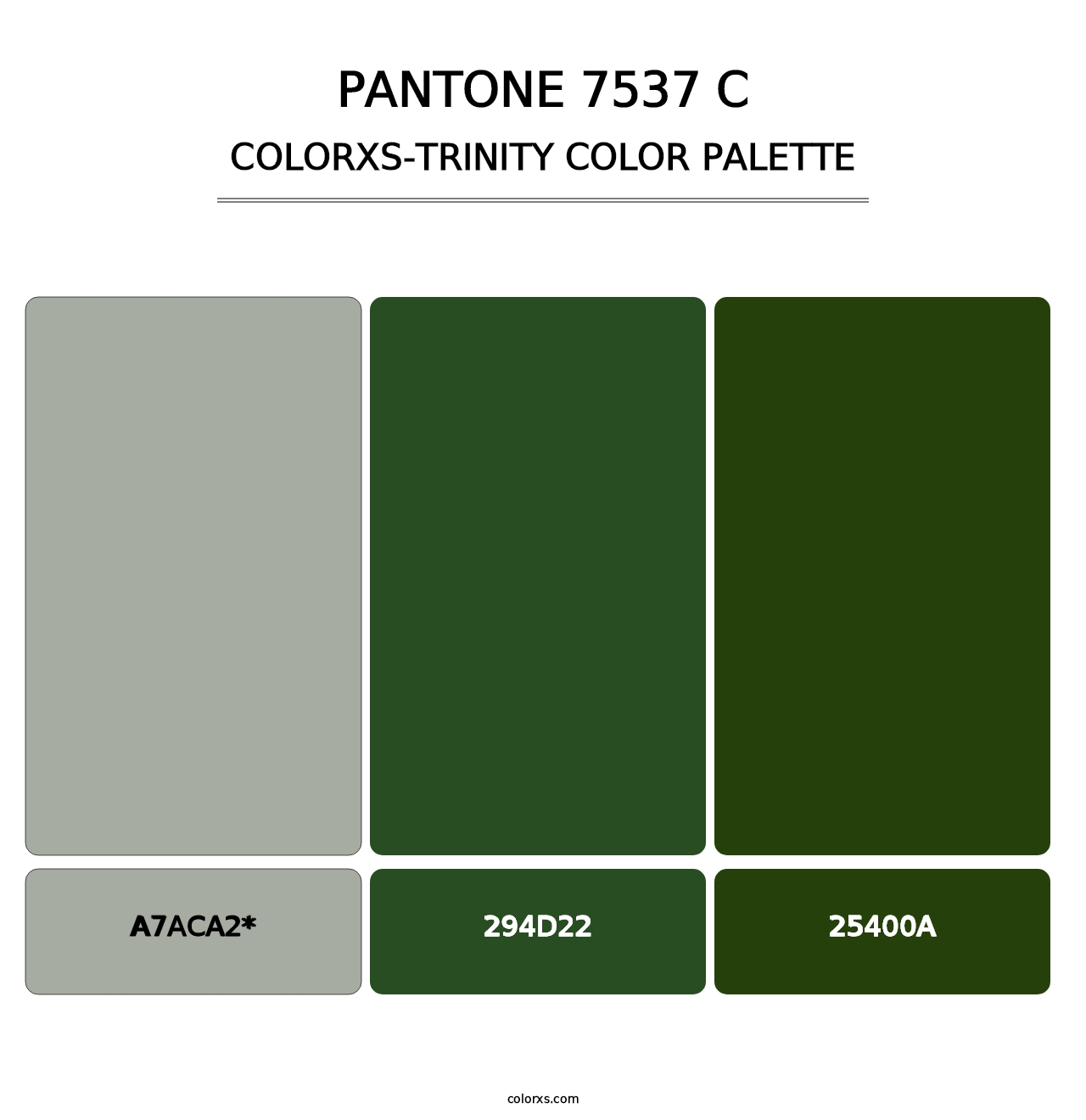 PANTONE 7537 C - Colorxs Trinity Palette