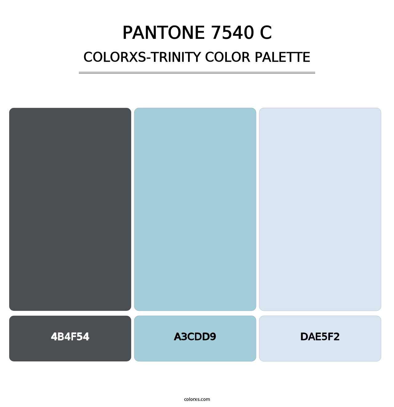 PANTONE 7540 C - Colorxs Trinity Palette
