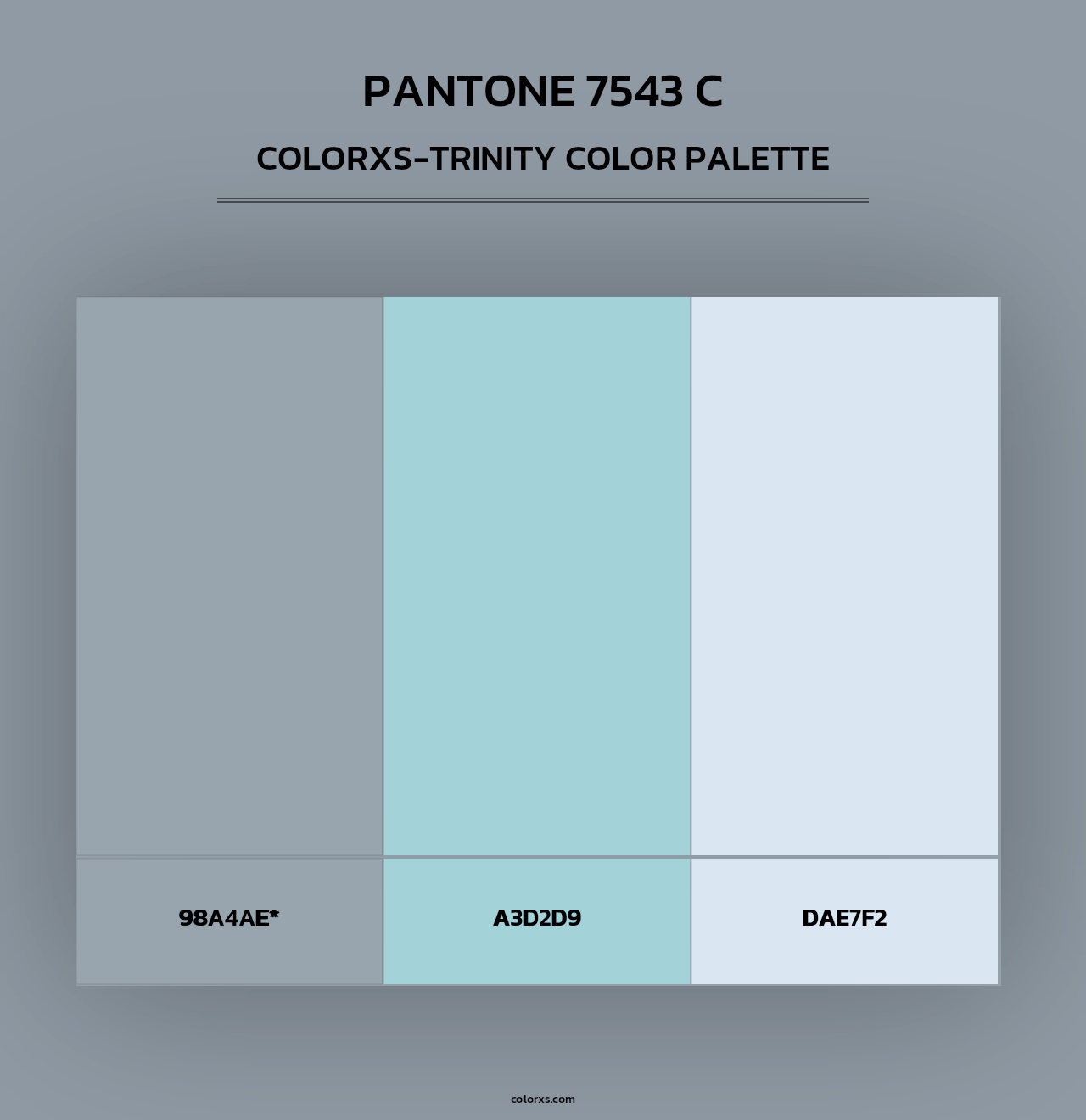 PANTONE 7543 C - Colorxs Trinity Palette