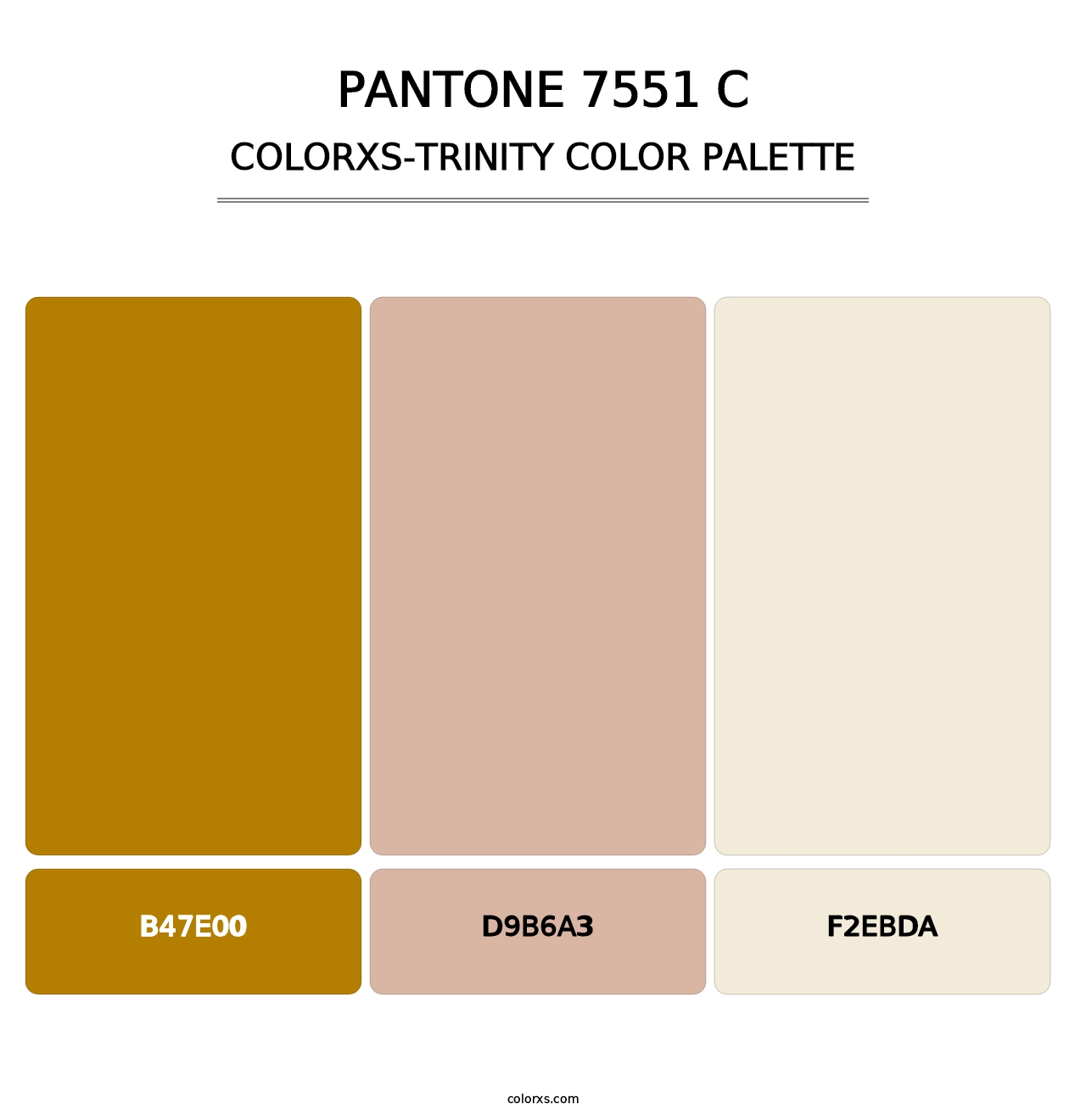 PANTONE 7551 C - Colorxs Trinity Palette