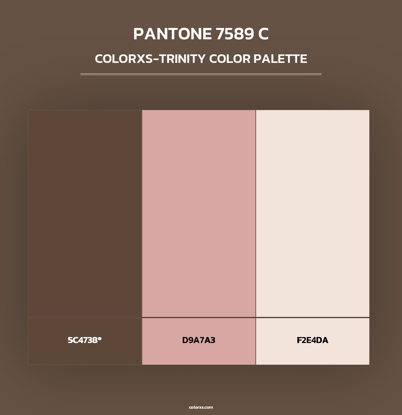 PANTONE 7589 C - Colorxs Trinity Palette