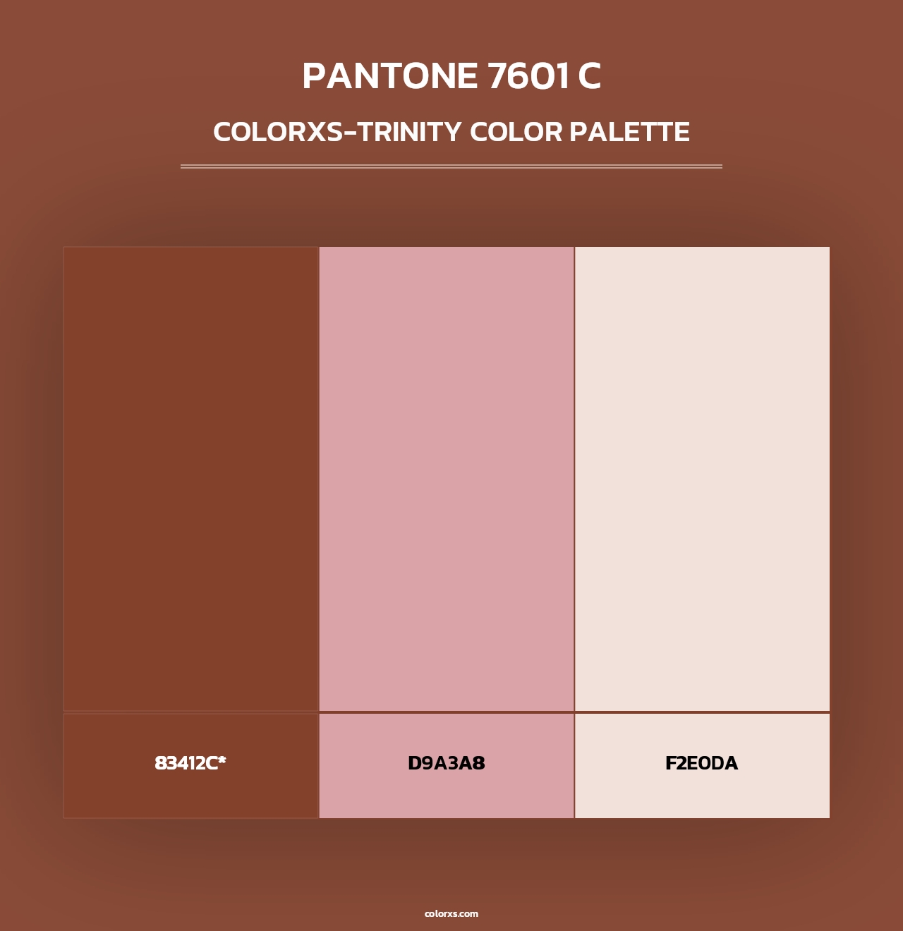 PANTONE 7601 C - Colorxs Trinity Palette