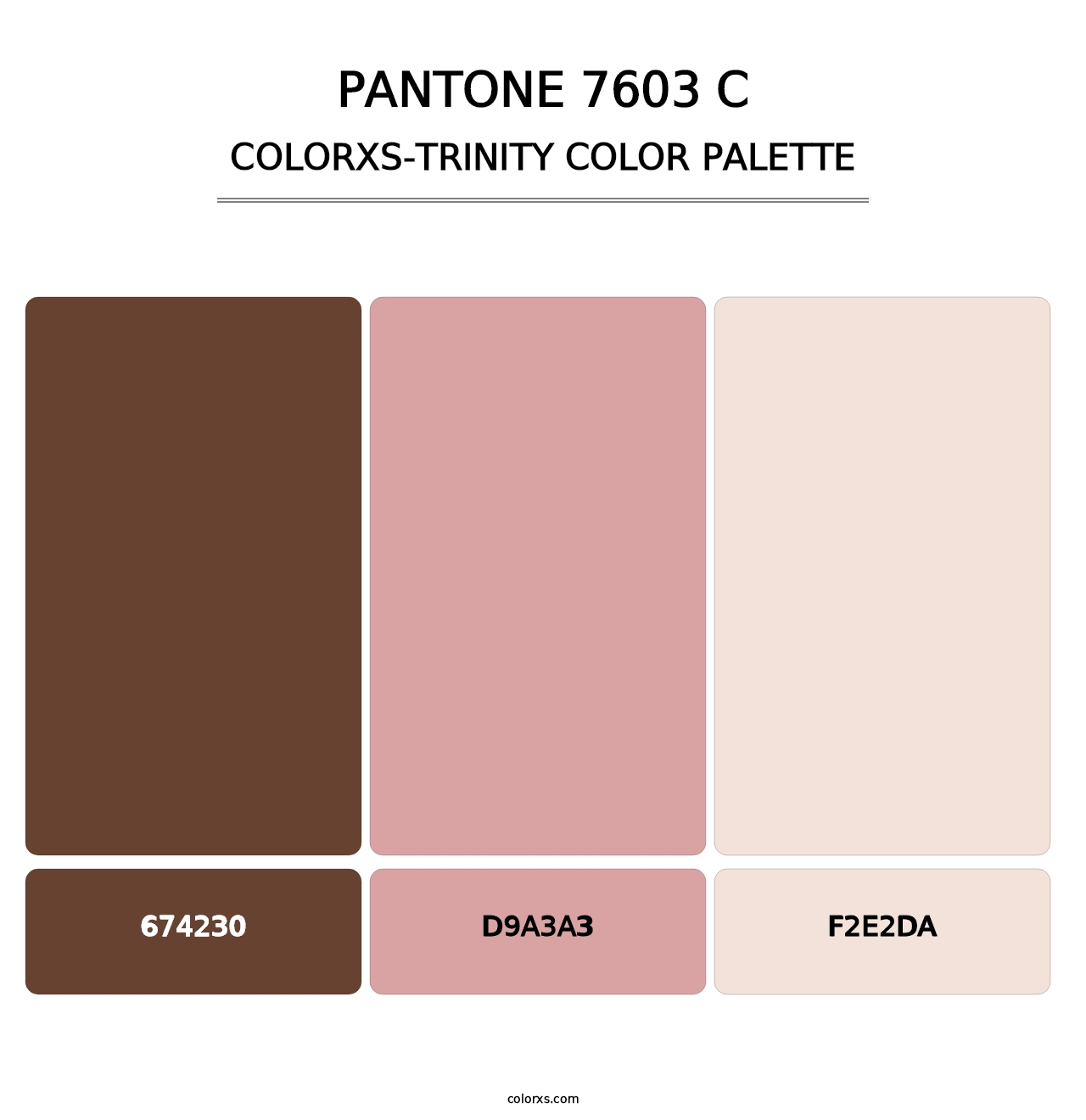 PANTONE 7603 C - Colorxs Trinity Palette