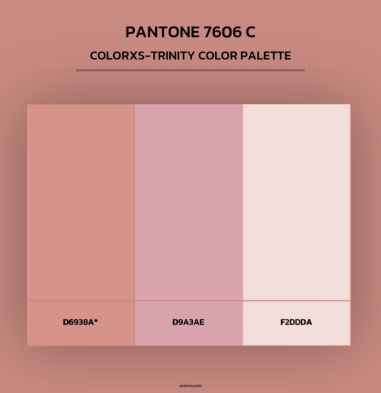PANTONE 7606 C - Colorxs Trinity Palette