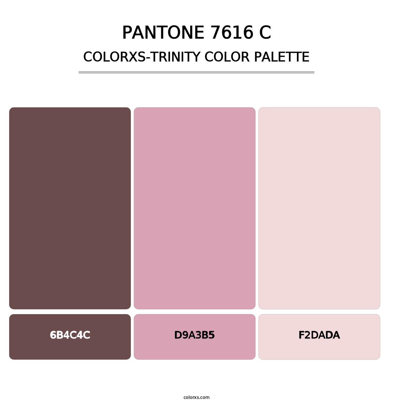 PANTONE 7616 C - Colorxs Trinity Palette