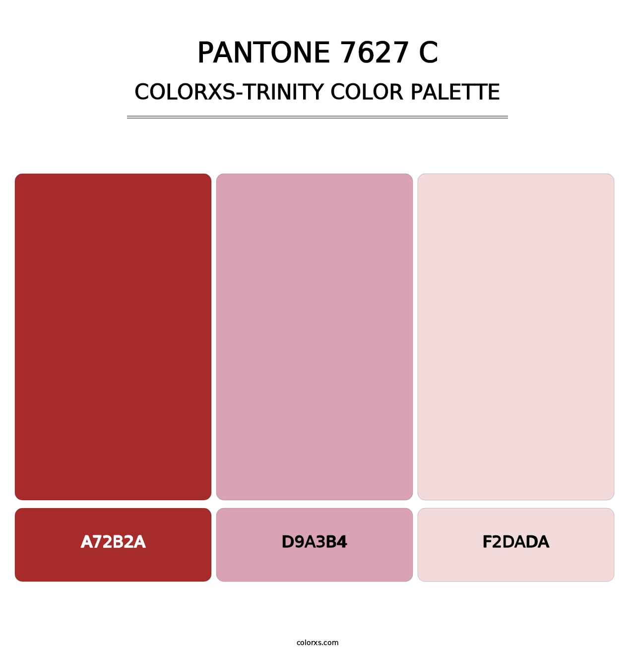 PANTONE 7627 C - Colorxs Trinity Palette