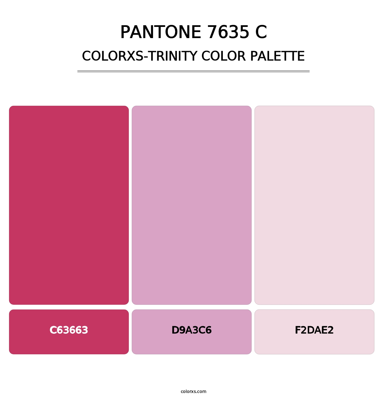 PANTONE 7635 C - Colorxs Trinity Palette