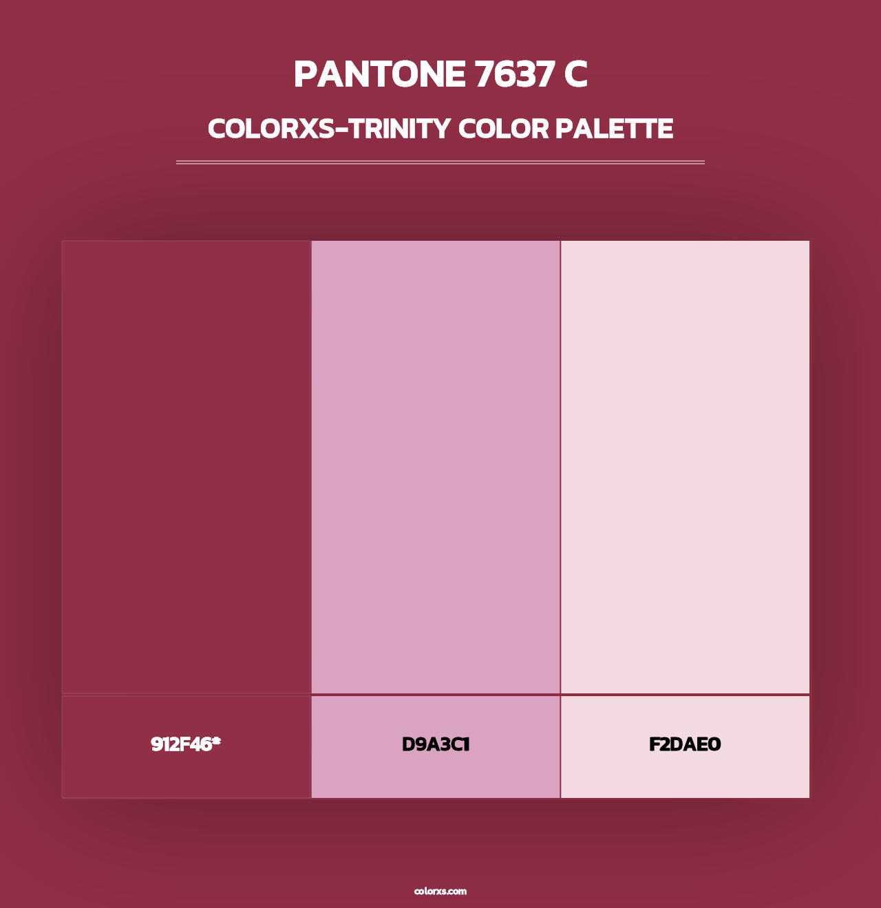 PANTONE 7637 C - Colorxs Trinity Palette