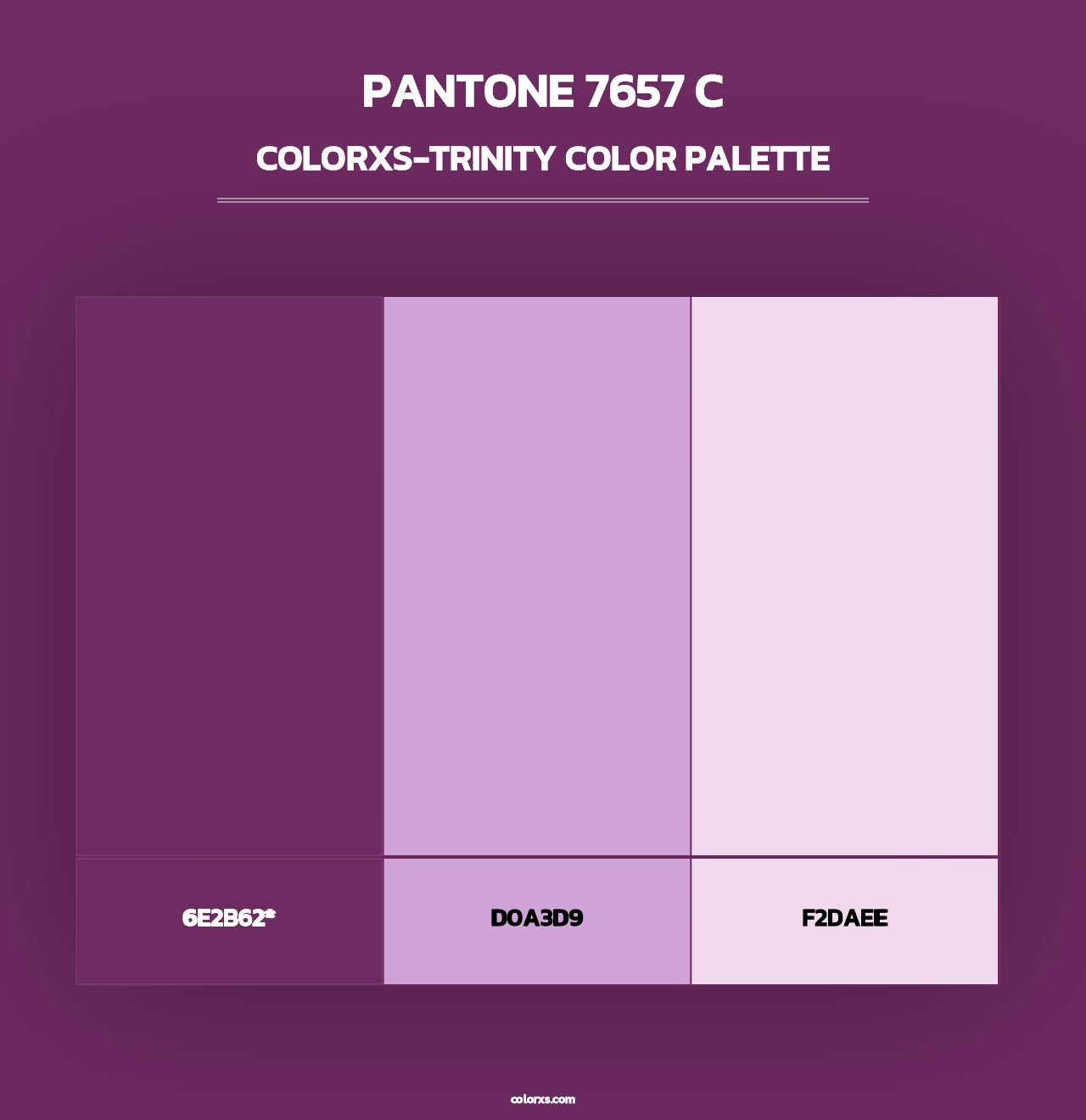 PANTONE 7657 C - Colorxs Trinity Palette