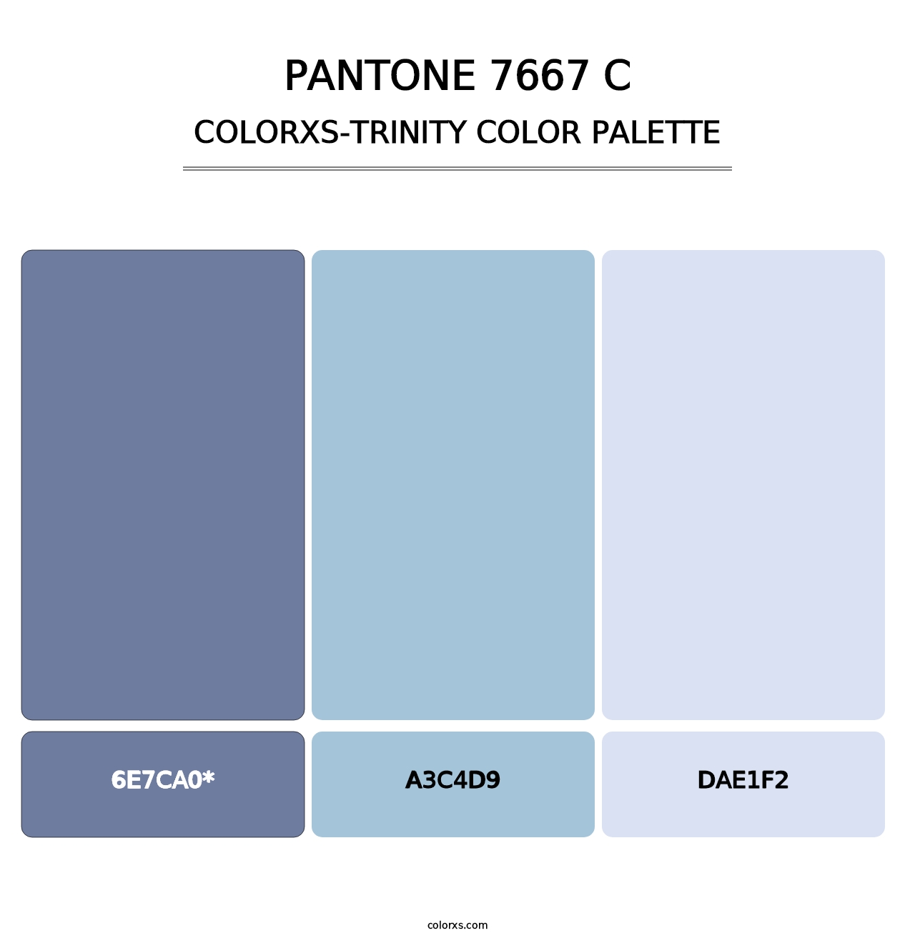 PANTONE 7667 C - Colorxs Trinity Palette