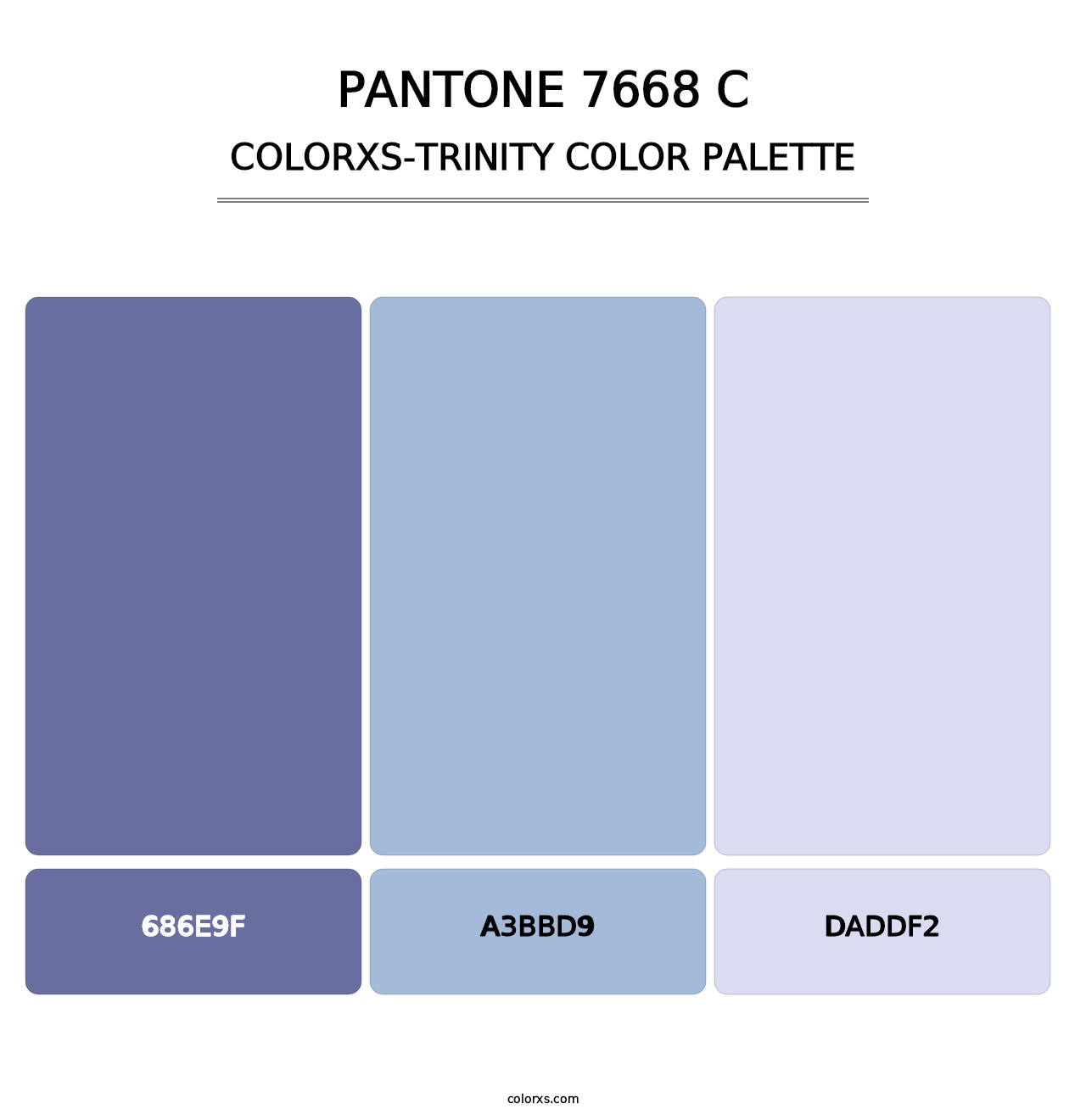 PANTONE 7668 C - Colorxs Trinity Palette
