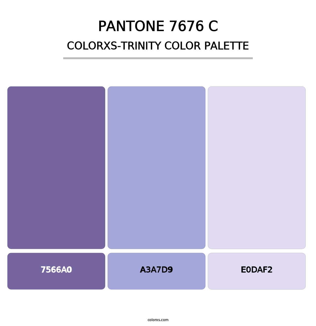PANTONE 7676 C - Colorxs Trinity Palette