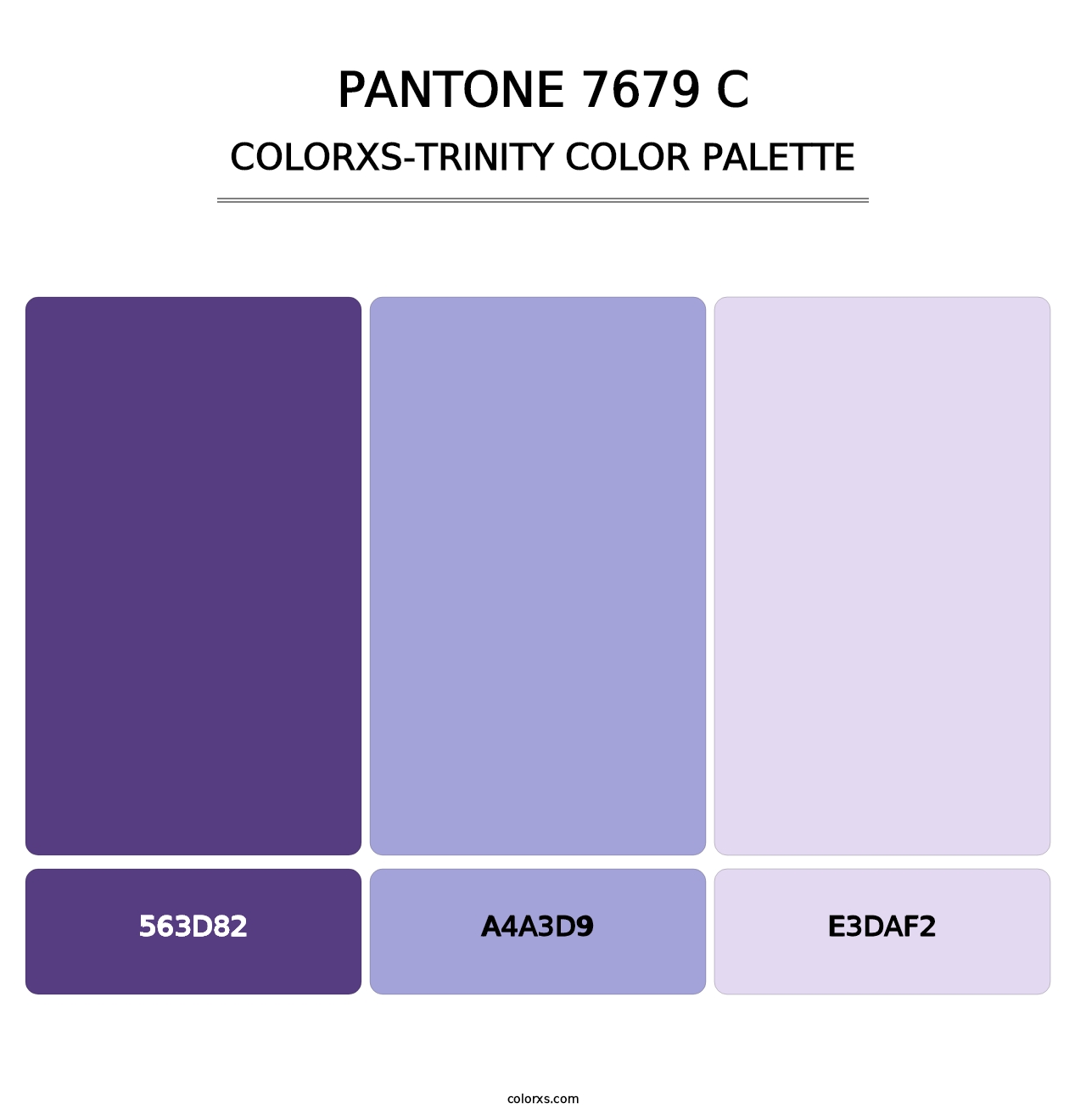 PANTONE 7679 C - Colorxs Trinity Palette