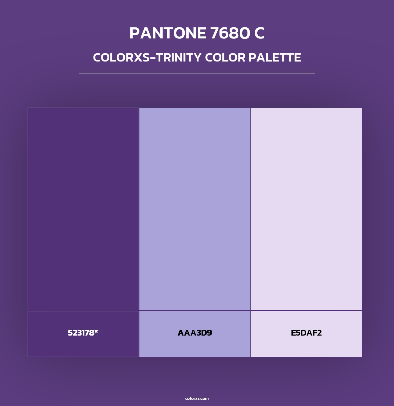 PANTONE 7680 C - Colorxs Trinity Palette