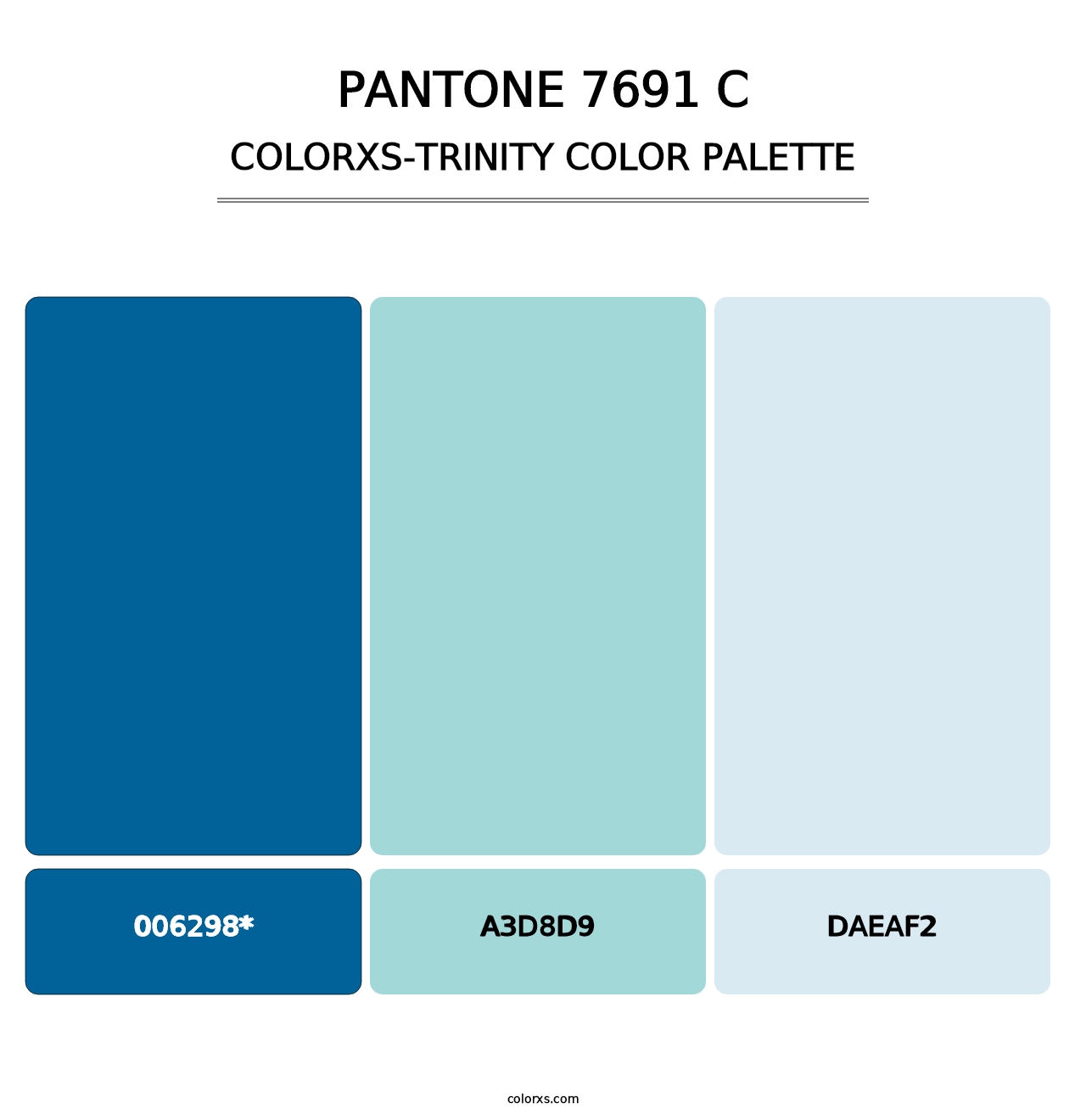 PANTONE 7691 C - Colorxs Trinity Palette