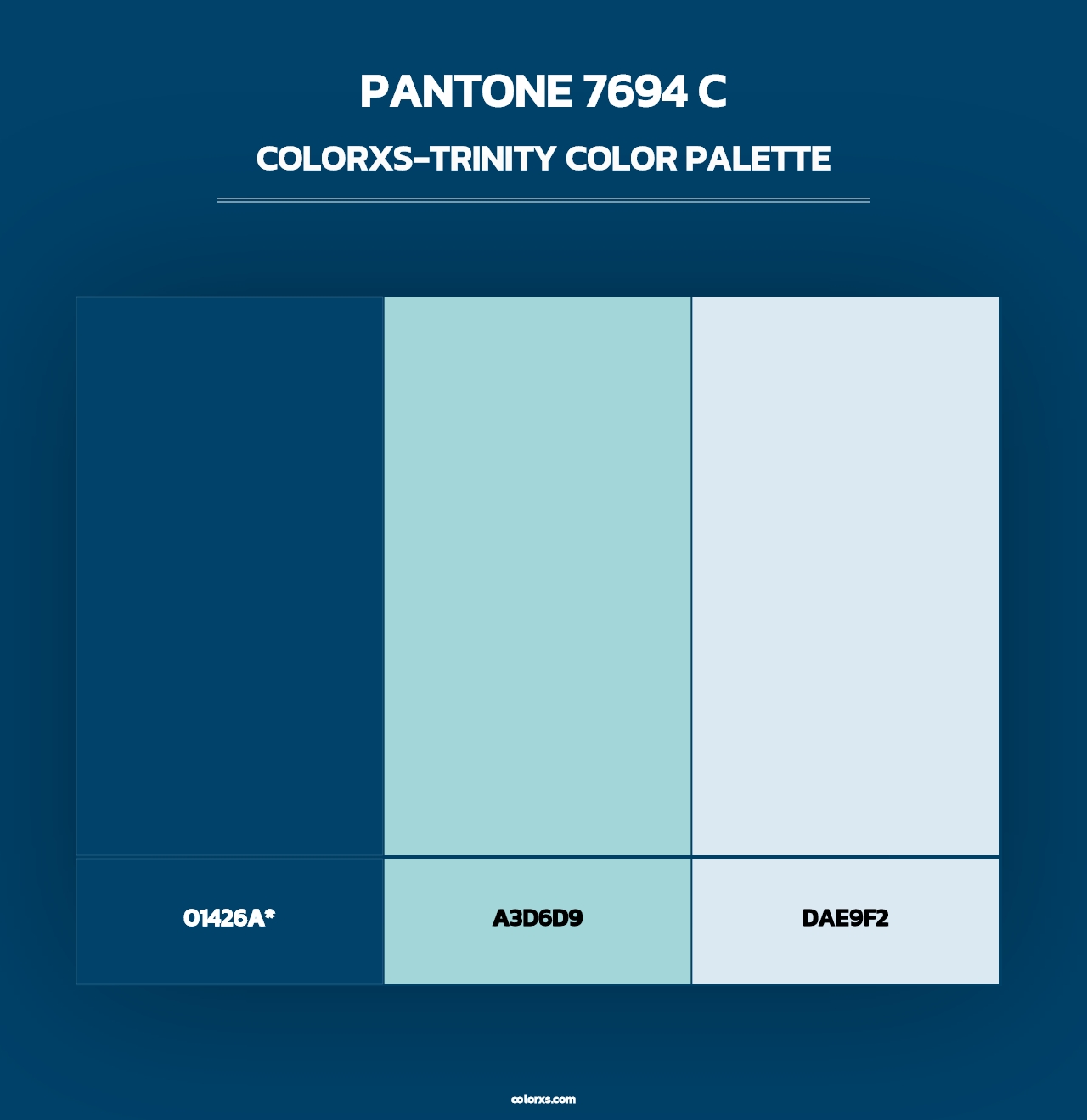 PANTONE 7694 C - Colorxs Trinity Palette