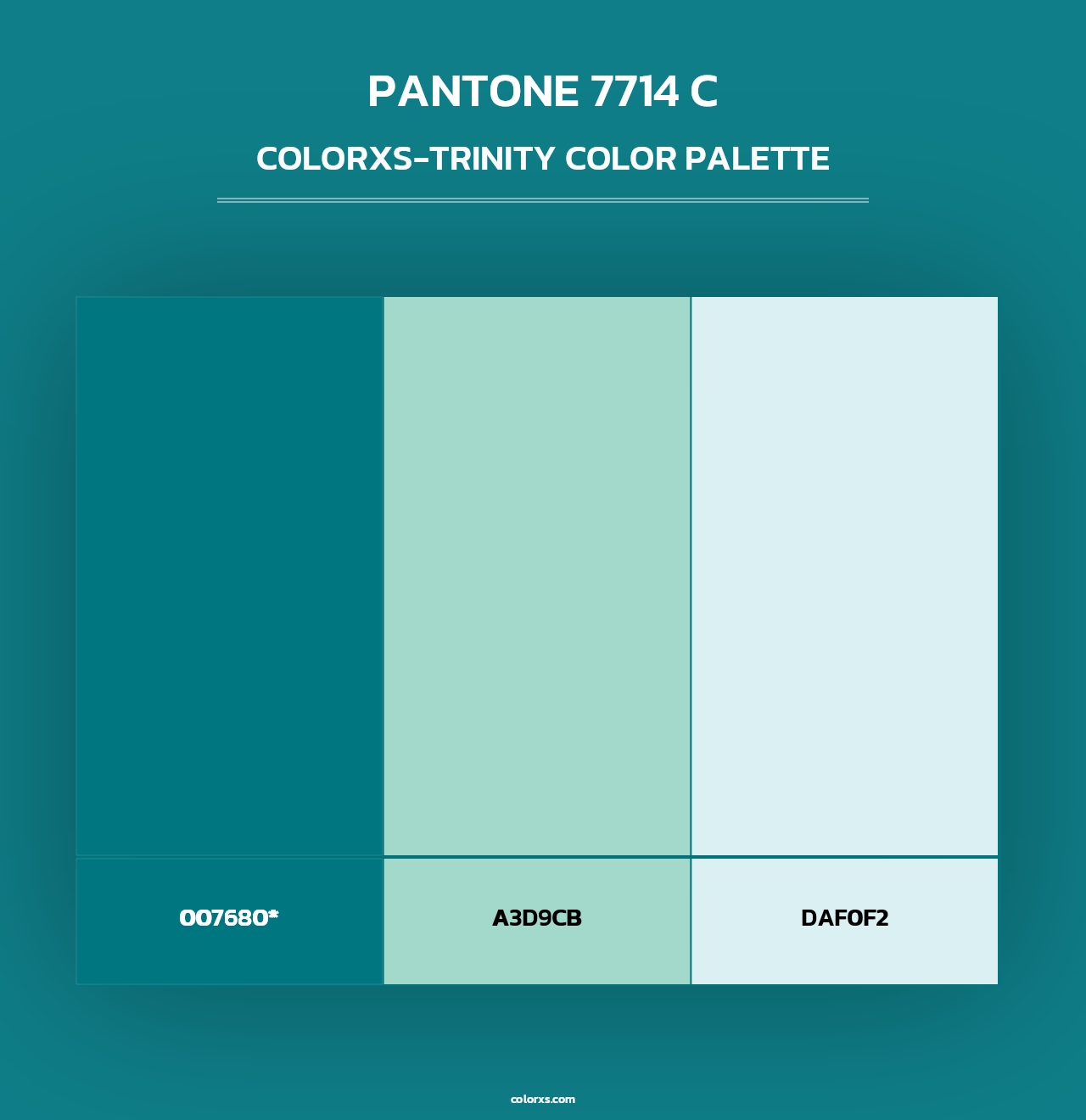 PANTONE 7714 C - Colorxs Trinity Palette